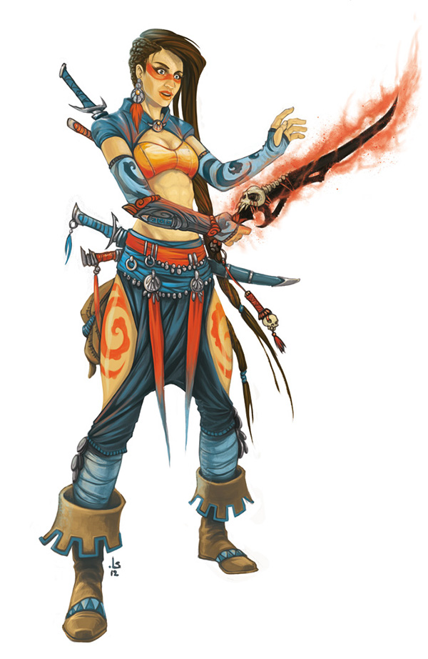 Pathfinder Character Illustrations on Behance