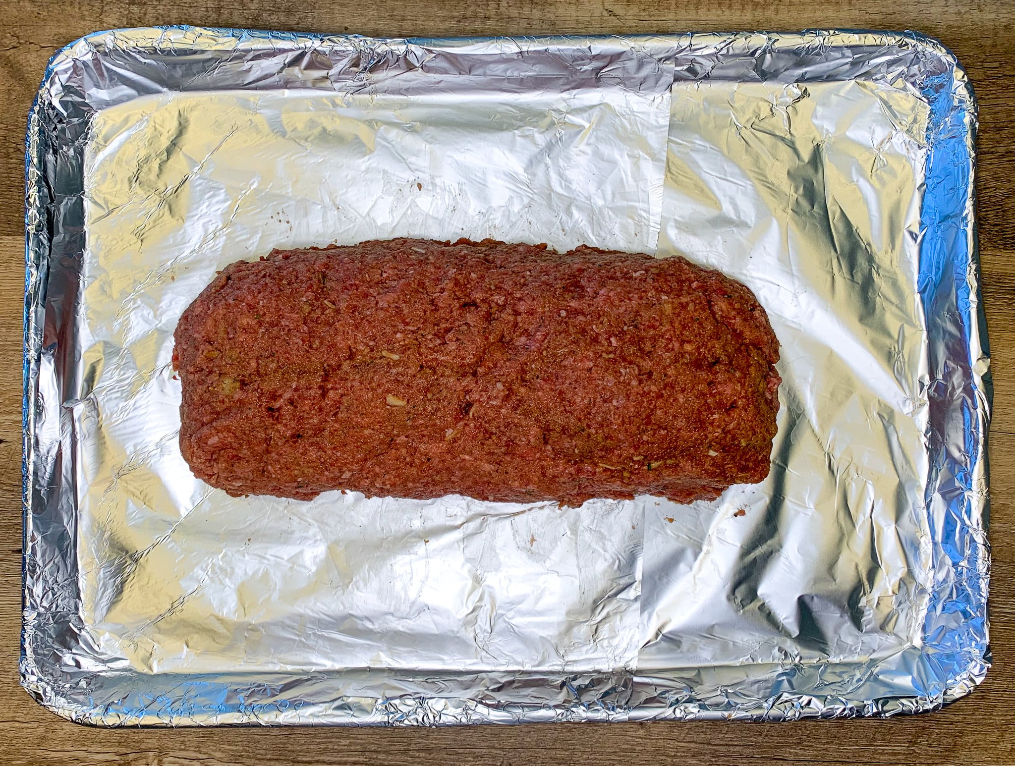 Cook meatloaf on a baking sheet
