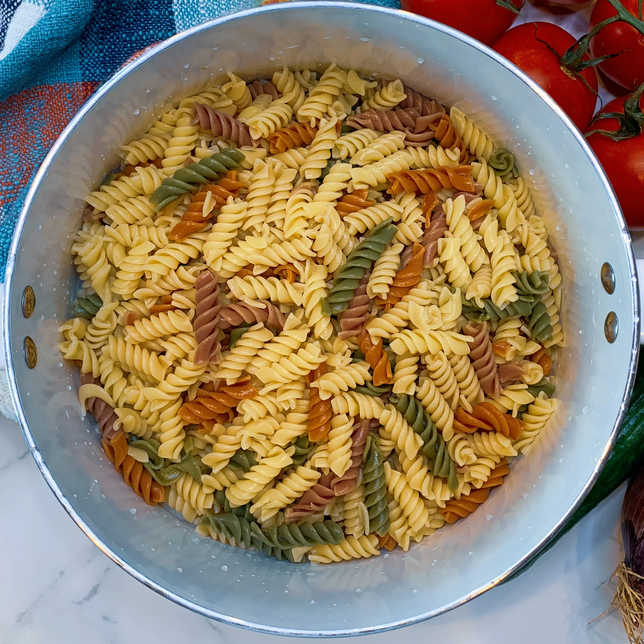 Cooked Pasta Noodles