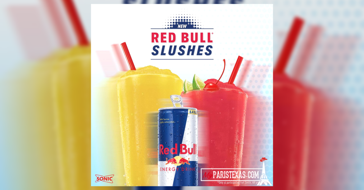 Sonic introduces Red Bull Slush Launching nationwide April 29