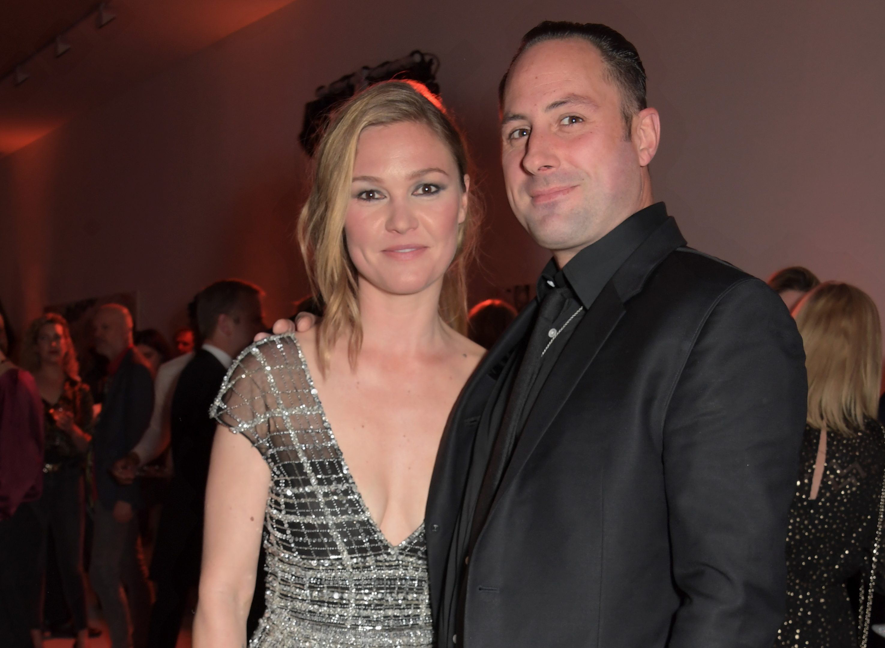 Julia Stiles second child with husband Preston J Cook as she