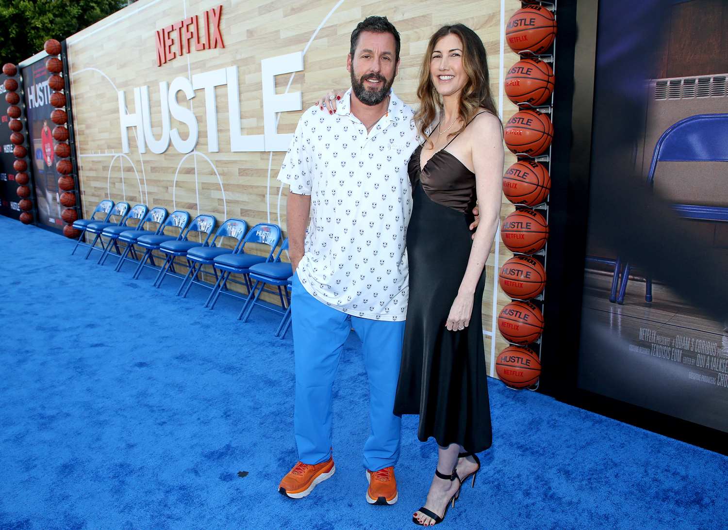 Adam Sandler Smiles with Mom Judy on Red Carpet at Philadelphia