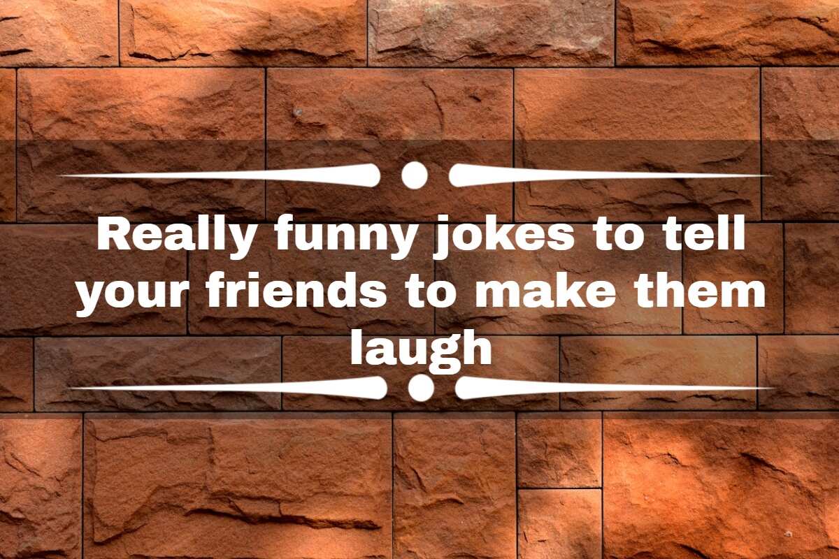 100 really funny jokes to tell your friends to make them laugh Legit.ng