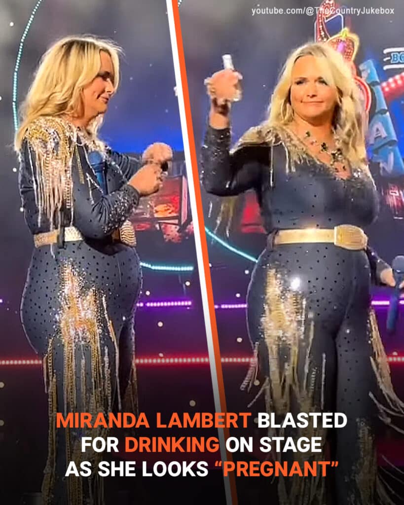 Miranda Lambert Blasted for Drinking on Stage as She Looks ‘Pregnant
