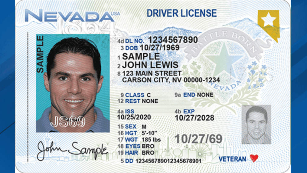 New Nevada driver license design unveiled