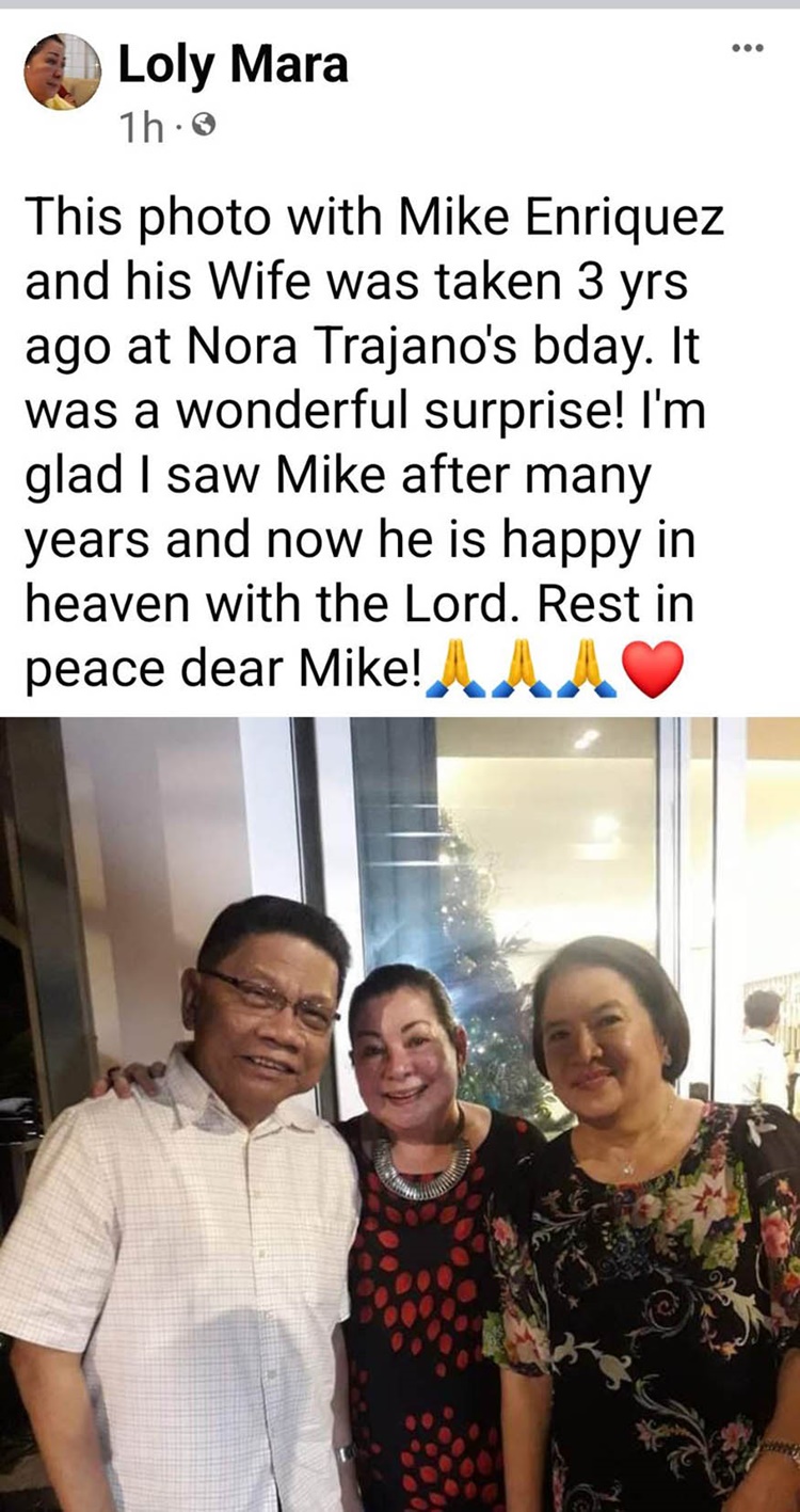 Mike Enriquez Reacts to 'Fake News' he Passed Away