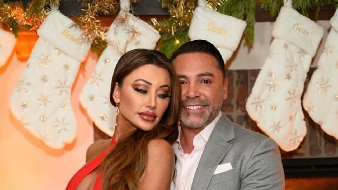 Oscar de la Hoya's Girlfriend, Holly Sonders, Joins Her Beau at Ryan