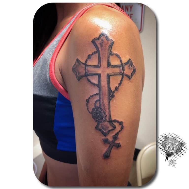 Top 63 Best Cross Tattoo Ideas for Women [2020 Inspiration Guide
