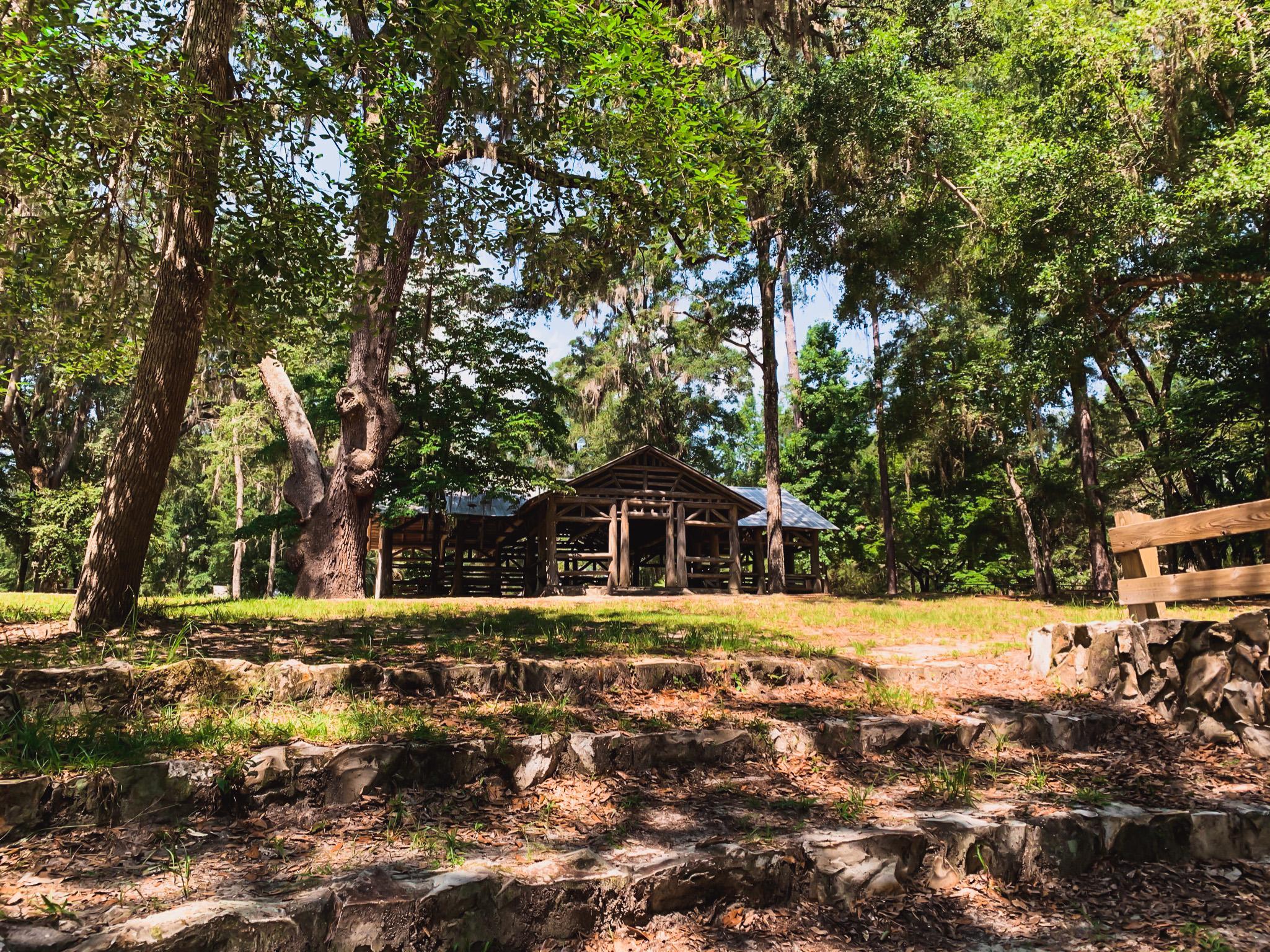 O'leno state park historic site in high springs