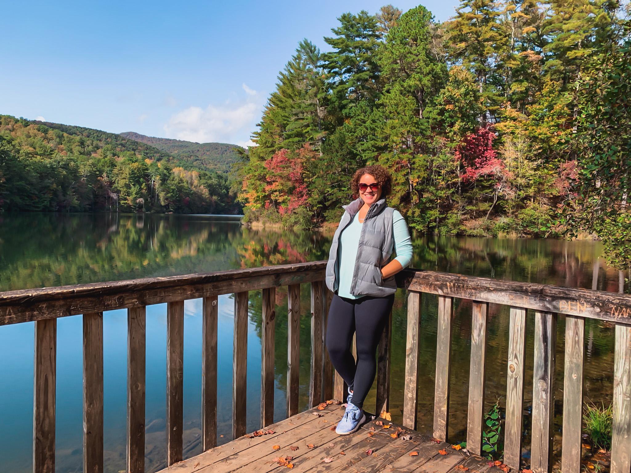 Unicoi state park hiking in Helen Georgia