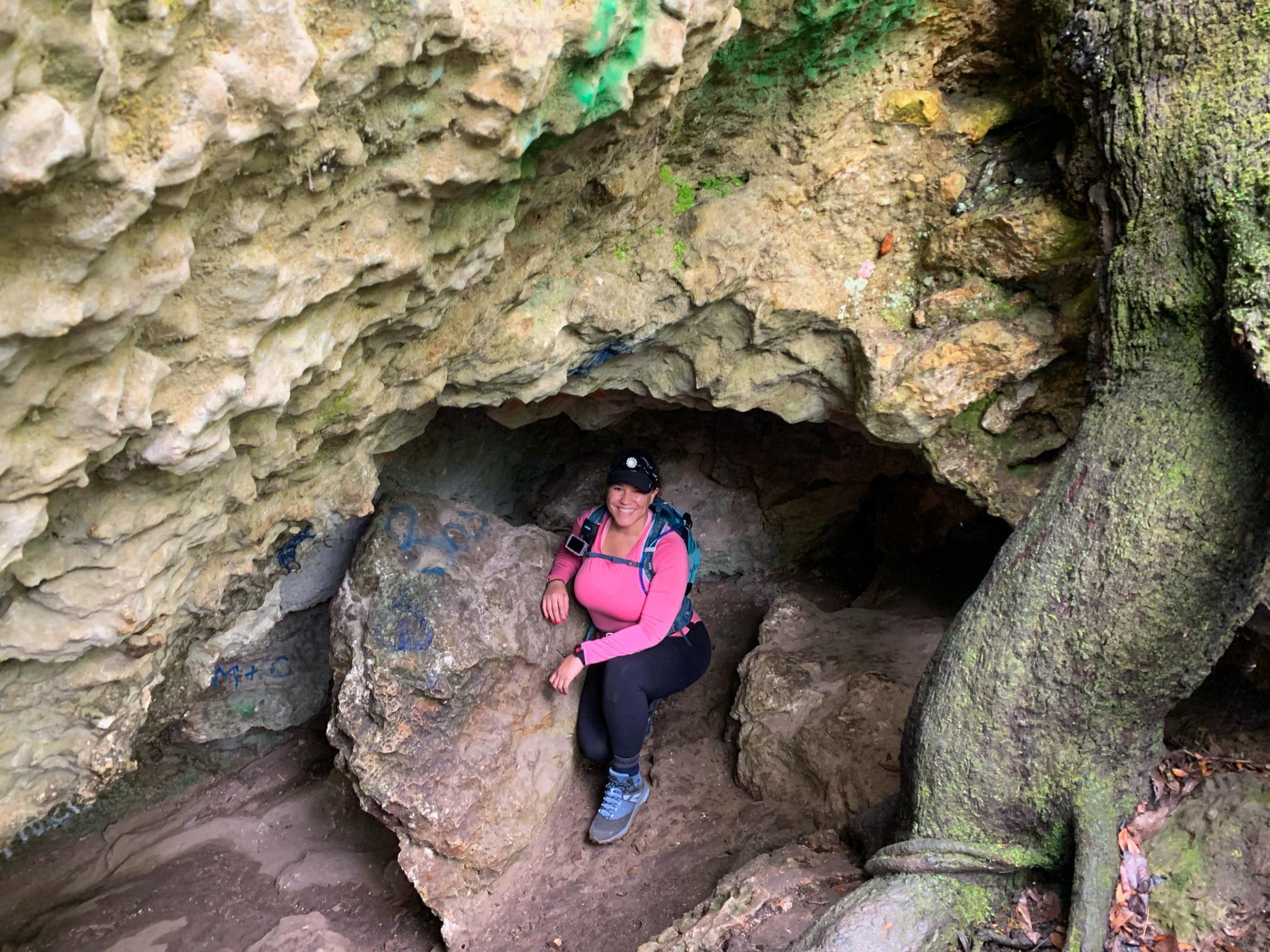 hiking and exploring cave systems in florida