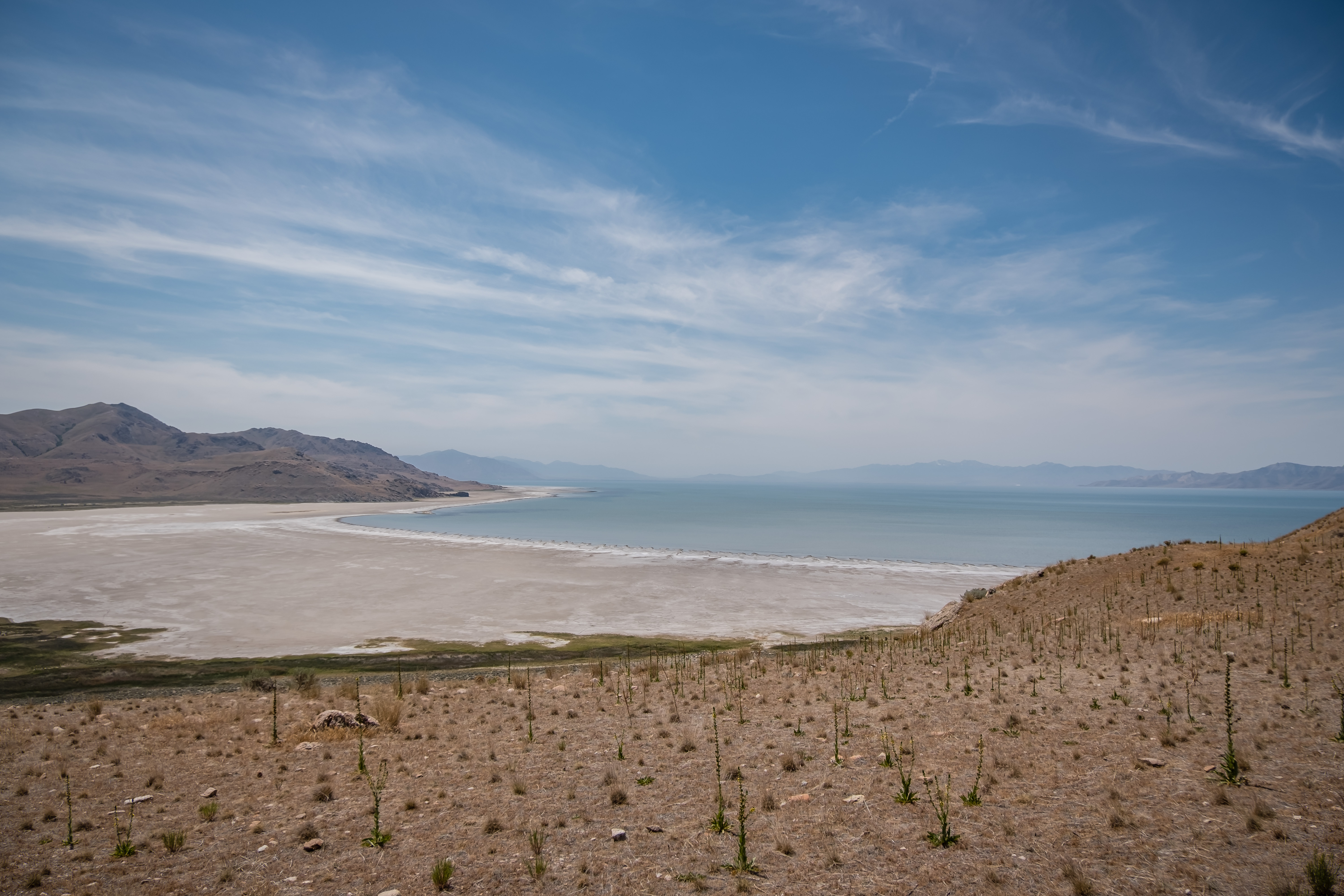 buffalo point trail in antelope island