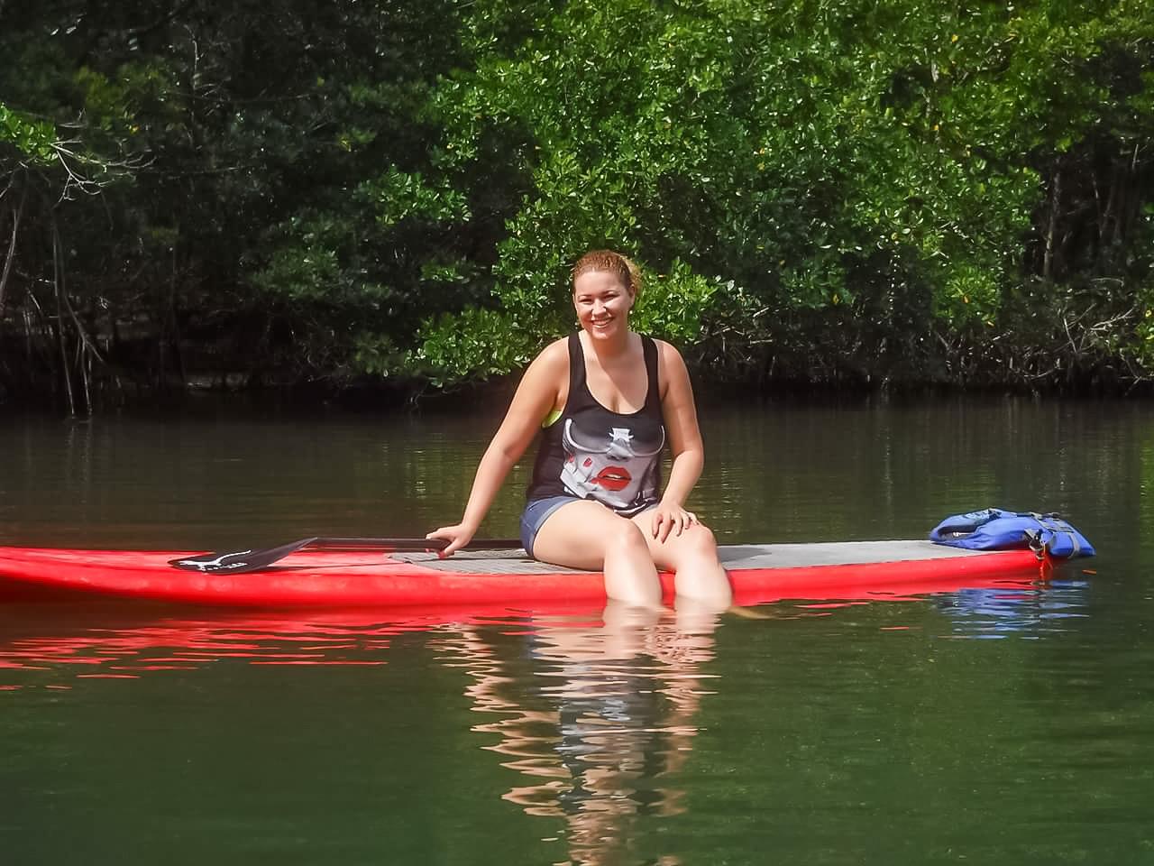 florida paddle boarding on the Indian river lagoon