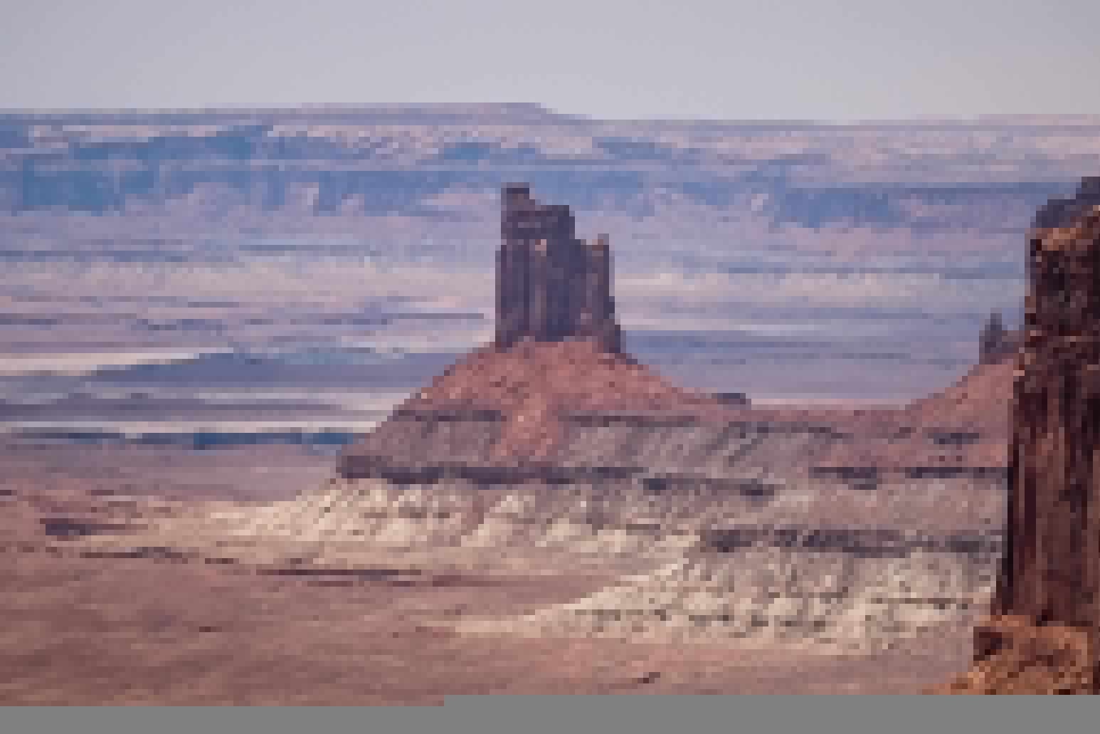 candlestick tower in island in the sky close up picture