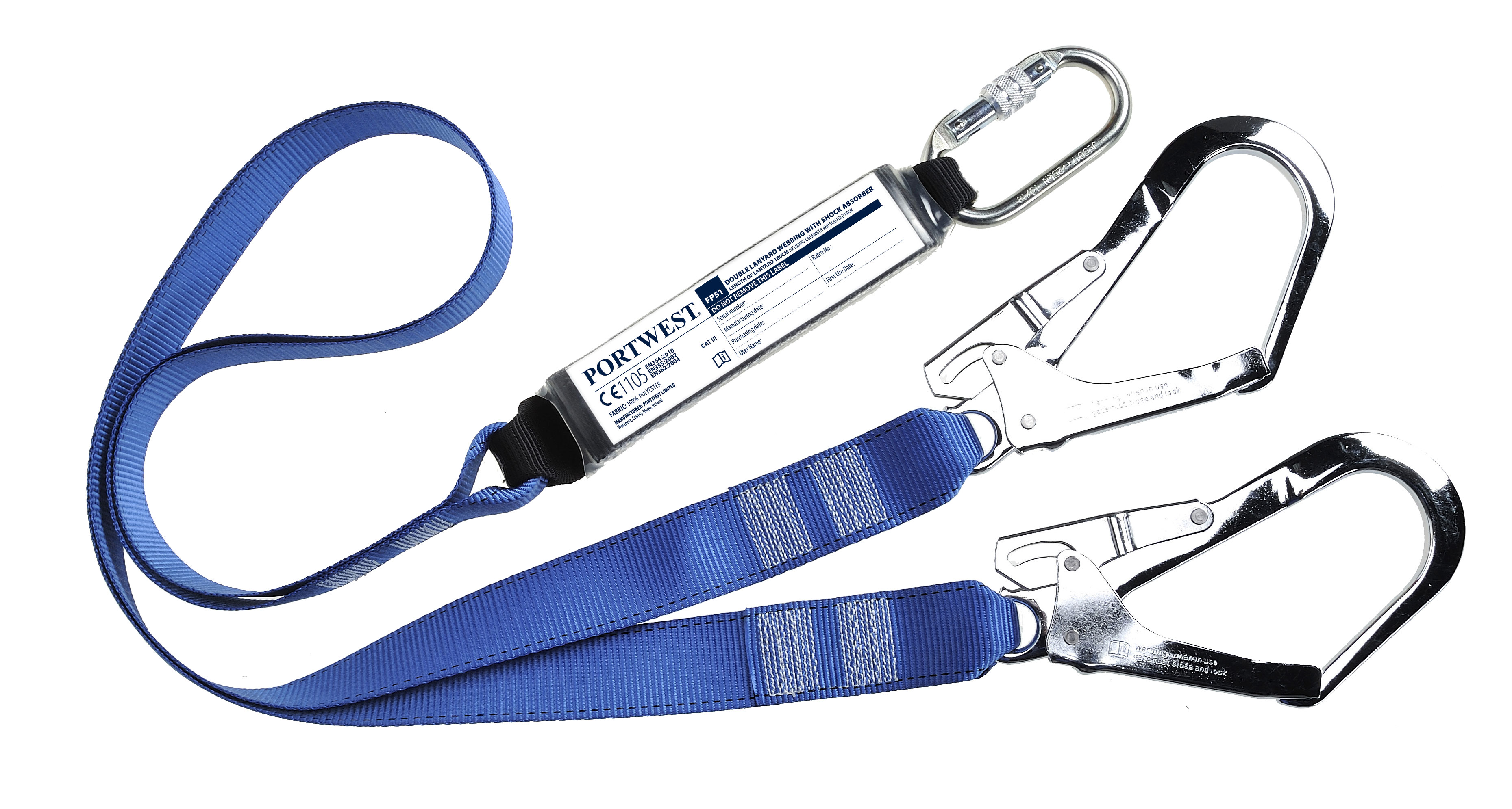 Northrock Safety / Double Webbing Lanyard With Shock Absorber singapore