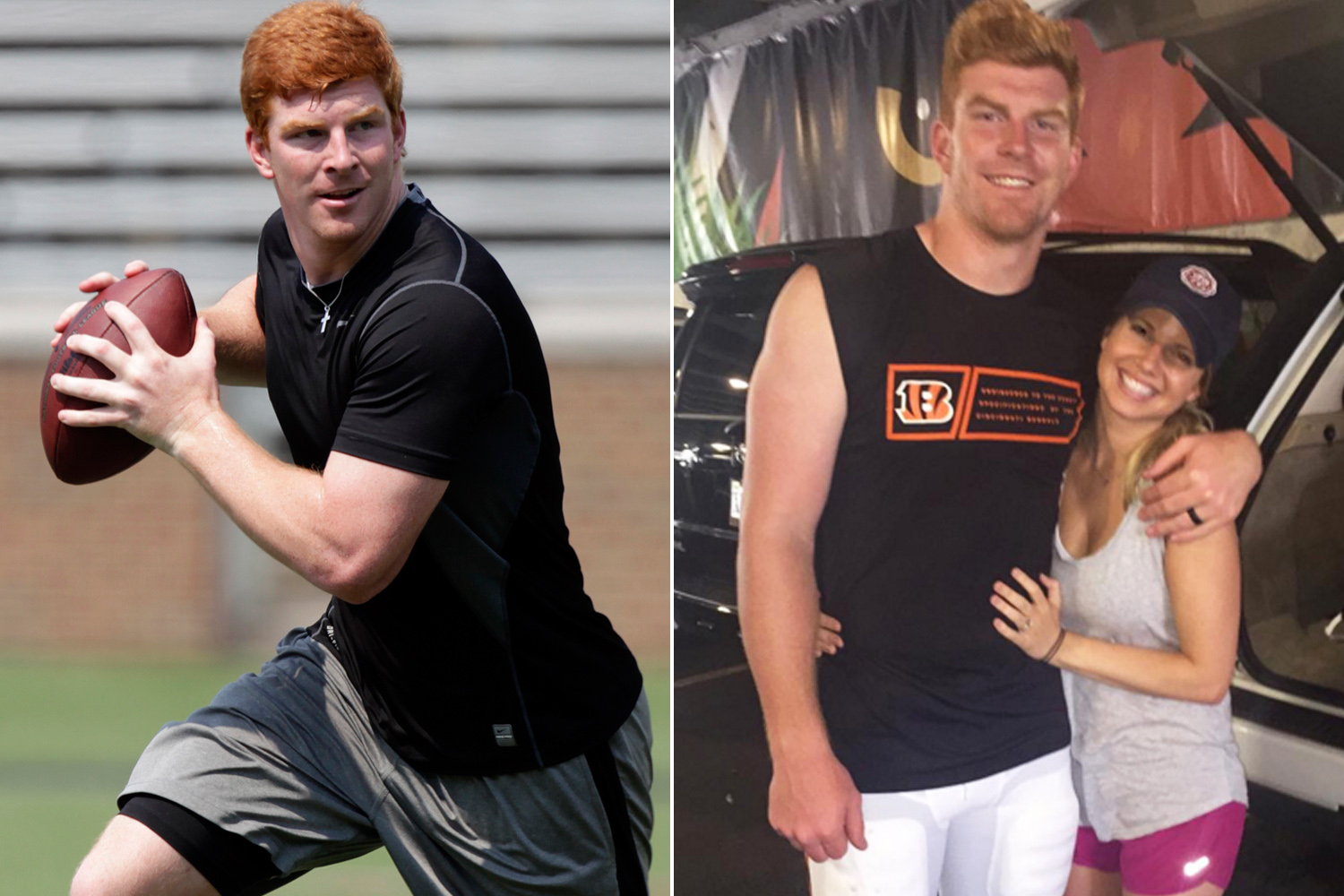 Andy Dalton’s wife weighs in on Bengals’ big hair question
