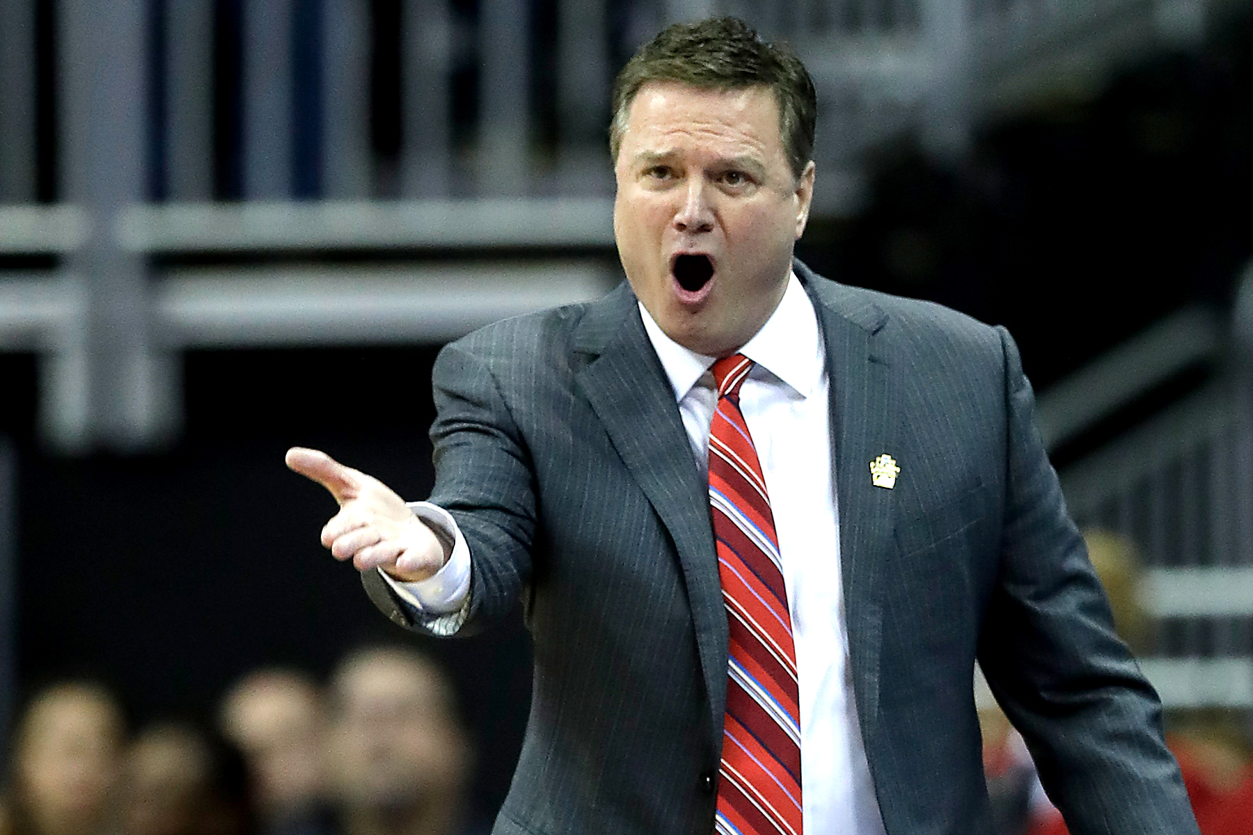 Bill Self exactly as sick of losing in the Elite Eight as you’d expect