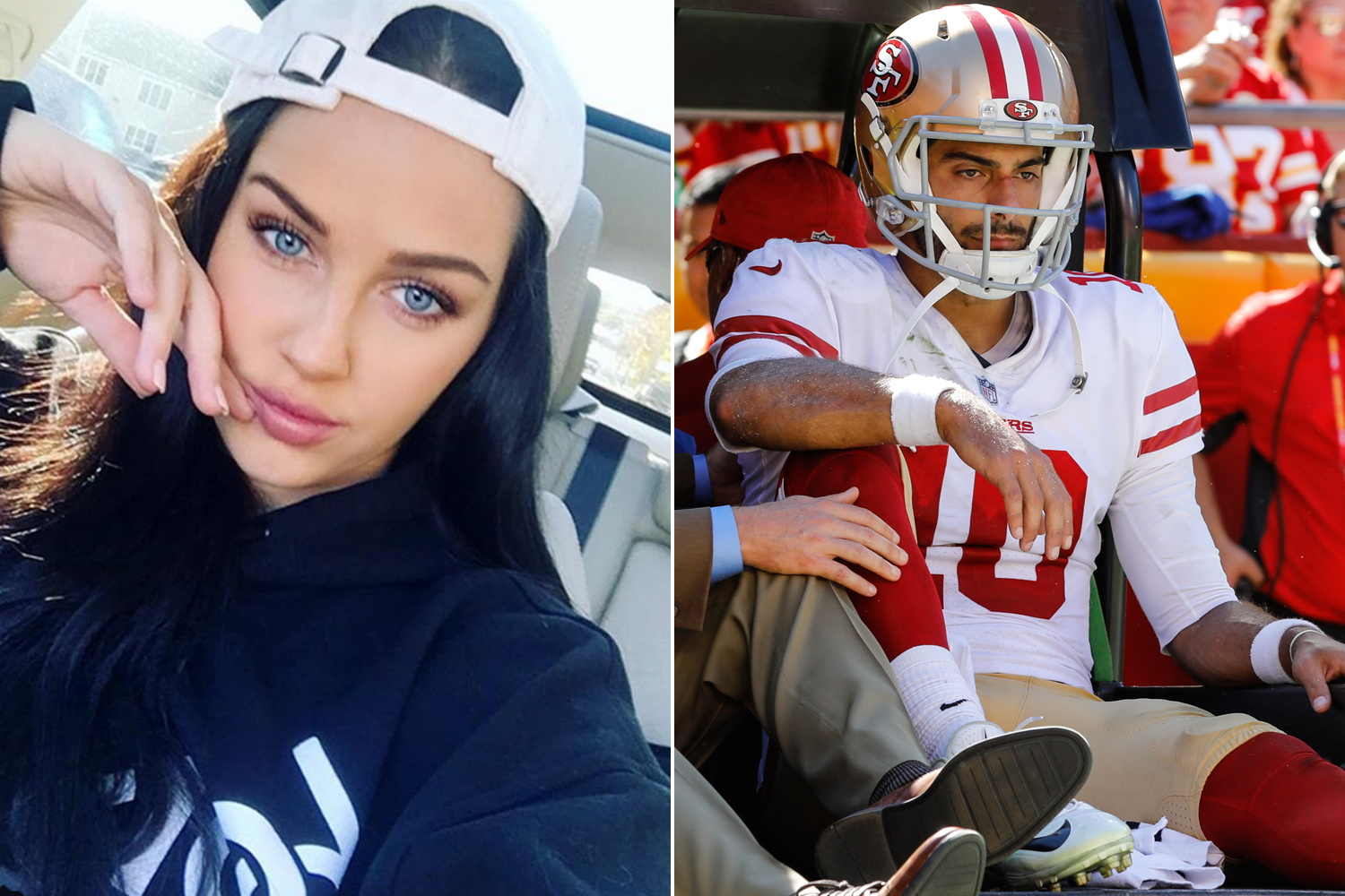 Jimmy Garoppolo's exgirlfriend Alexandra King posts 'karma' after injury