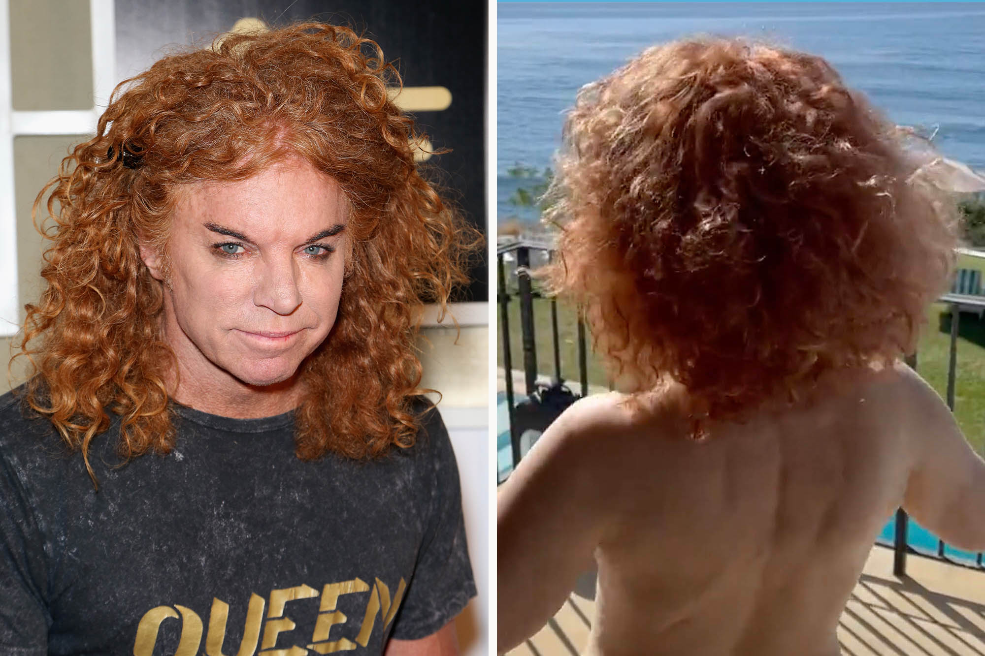 Carrot Top video going viral but it's really Kathy Griffin