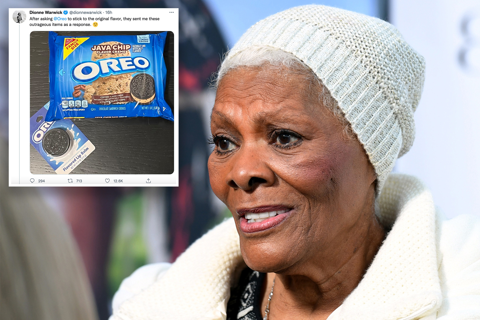 Dionne Warwick shades Oreo in withering tweet ‘I will be retaliating