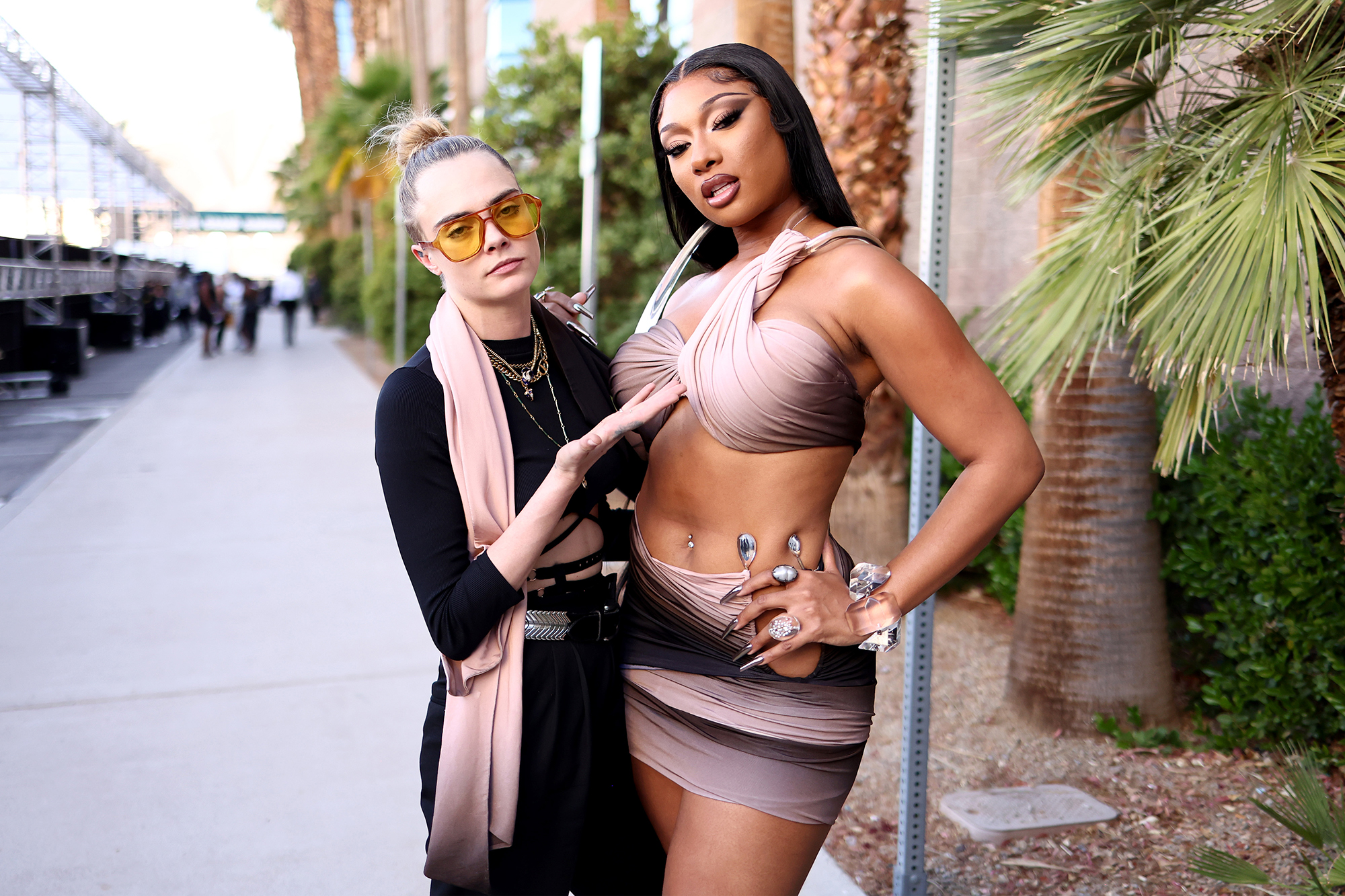Megan Thee Stallion nearly naked for Billboards 2022 performance