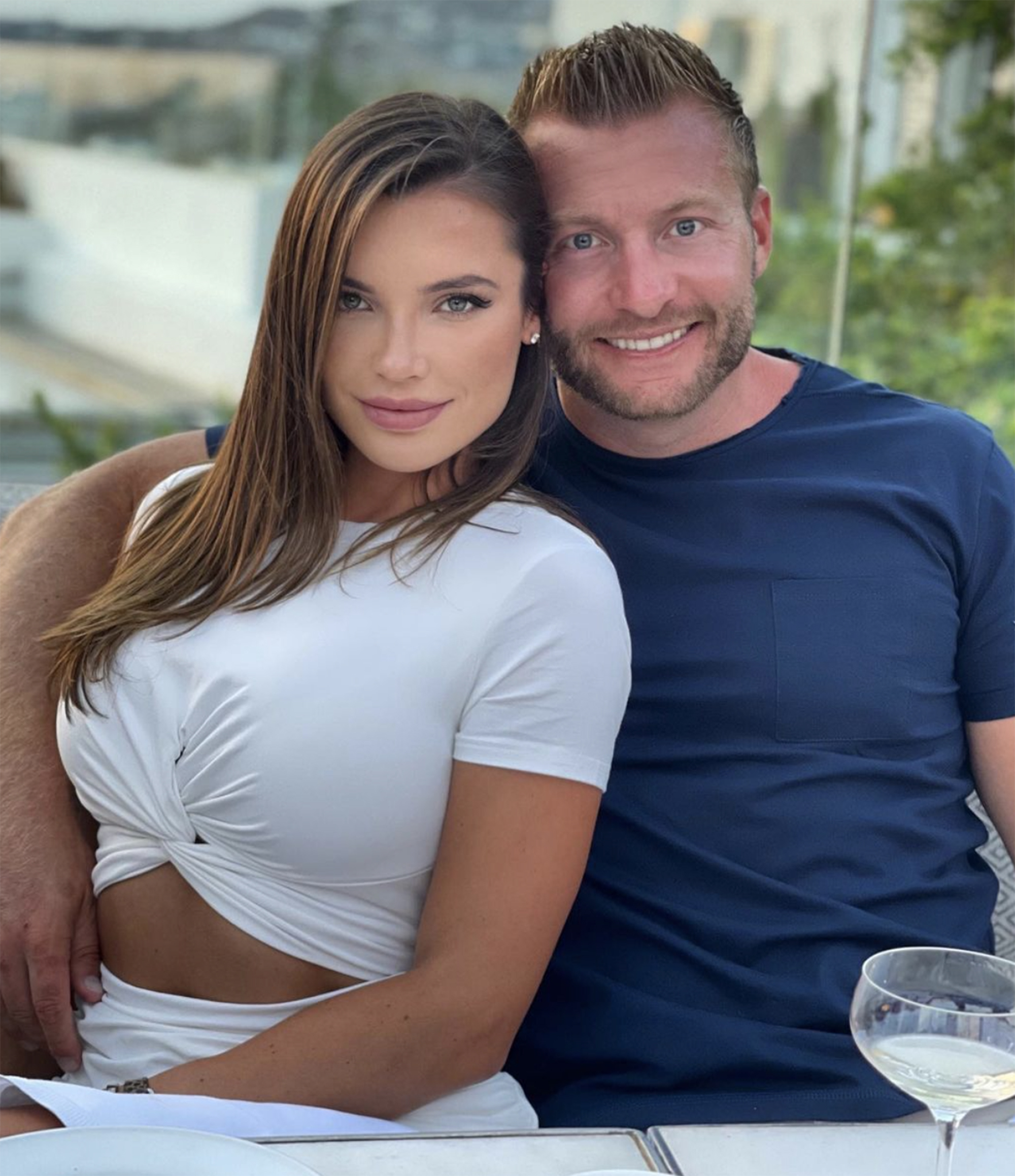 Rams coach Sean McVay marries longtime fiancée Veronika Khomyn