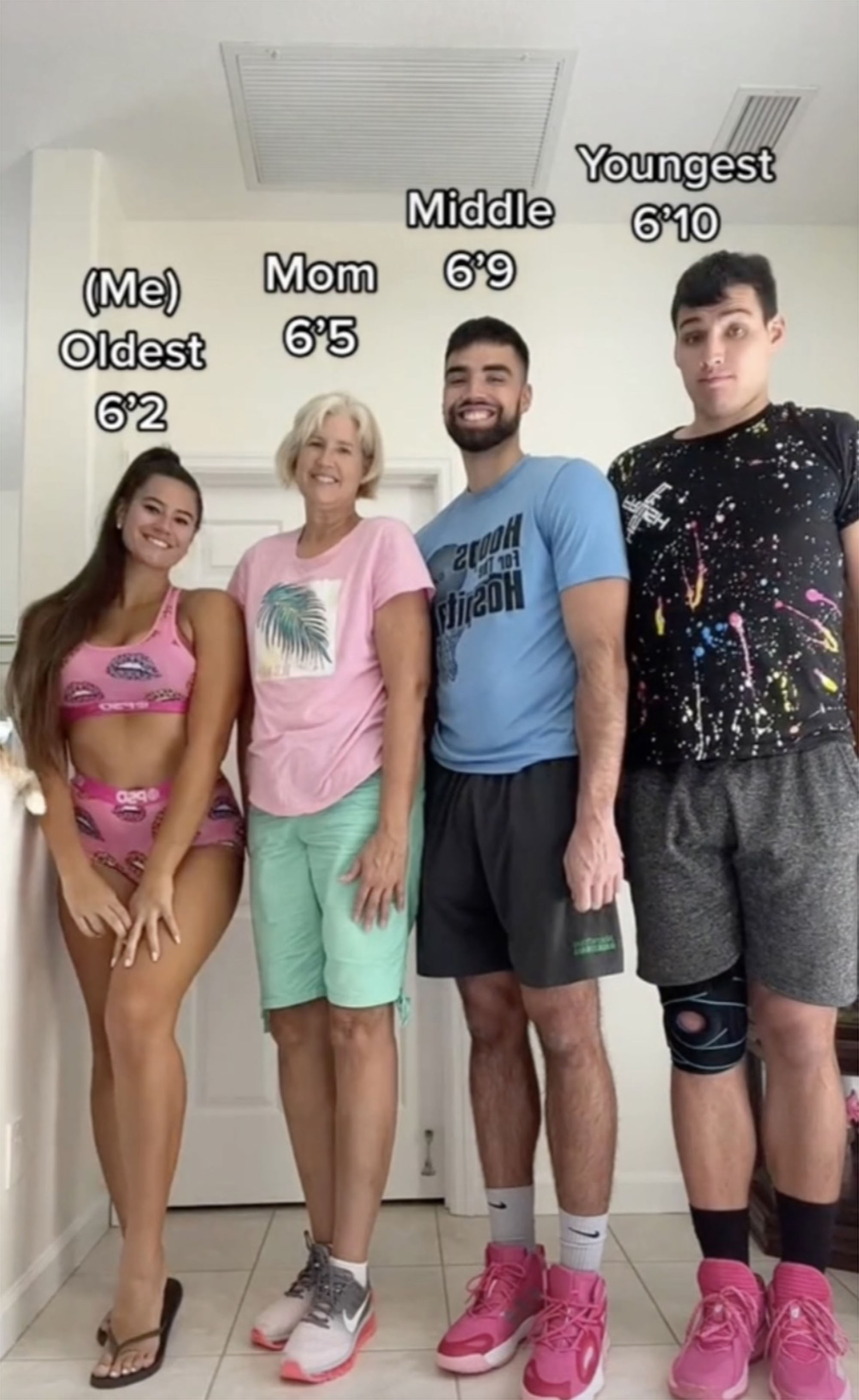 TikTok's tallest family reveals the strange things people say