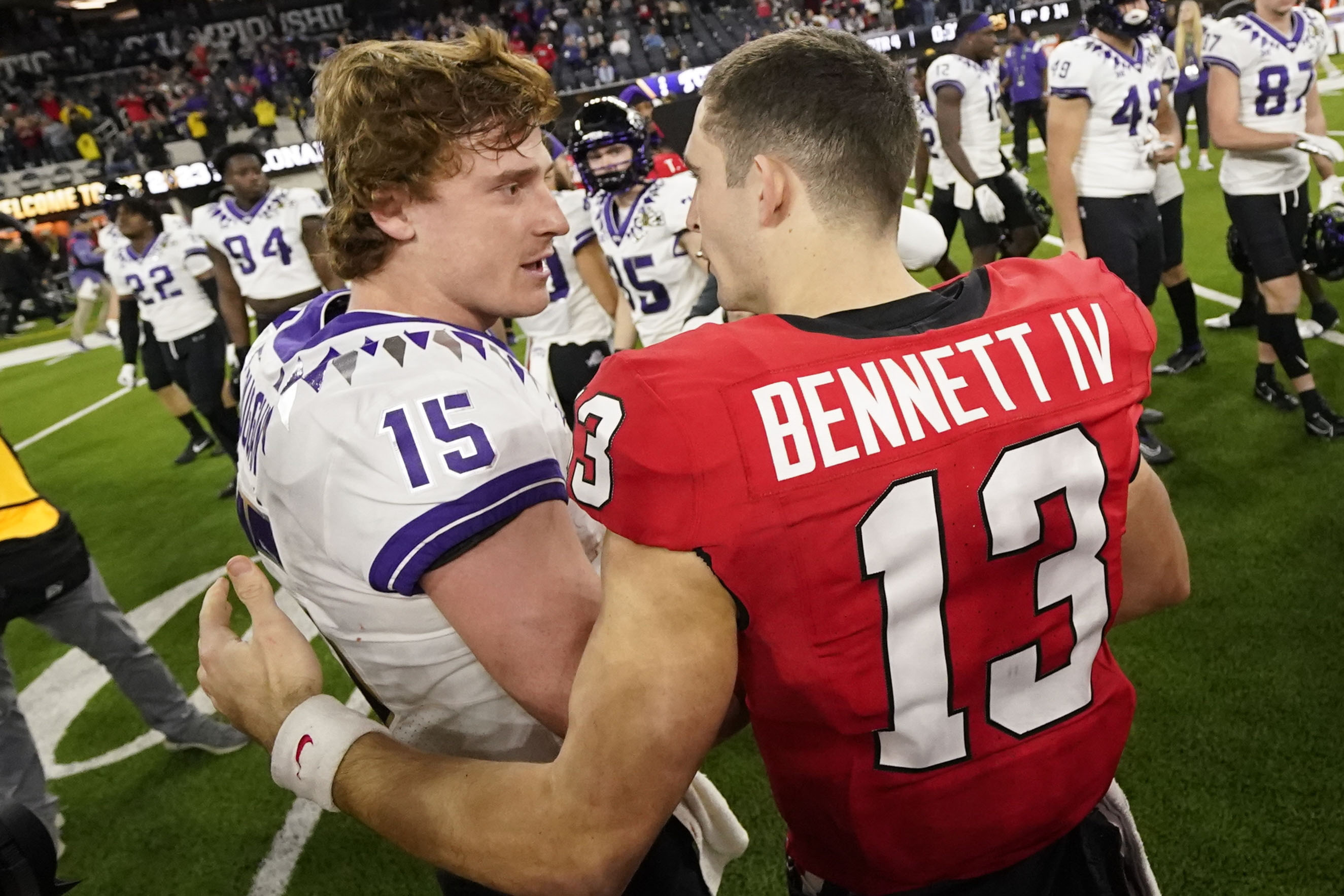 TCU's Max Duggan turns attention to NFL draft at Senior Bowl