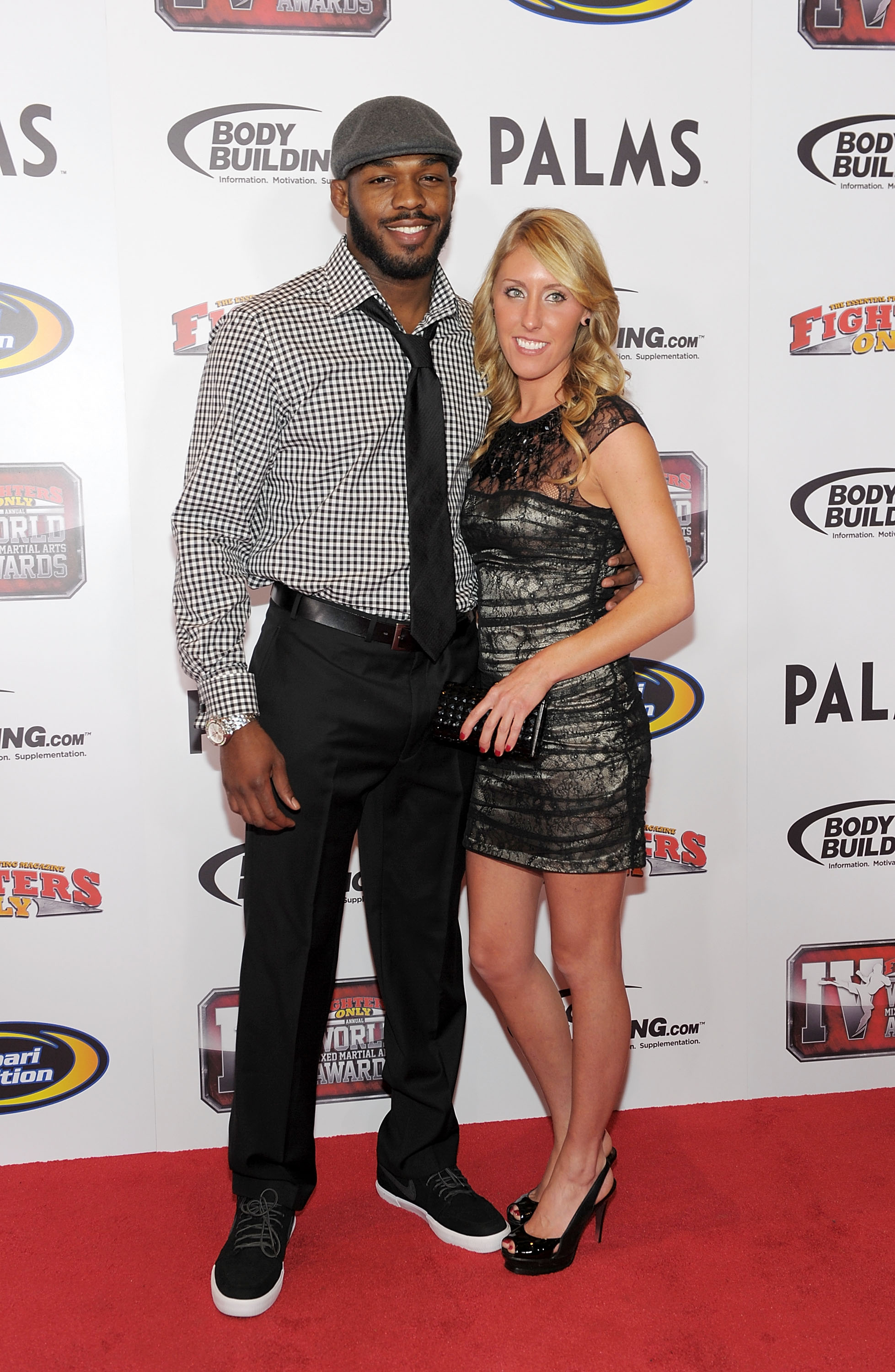 UFC's Jon Jones with fiancée Jessie after home incident