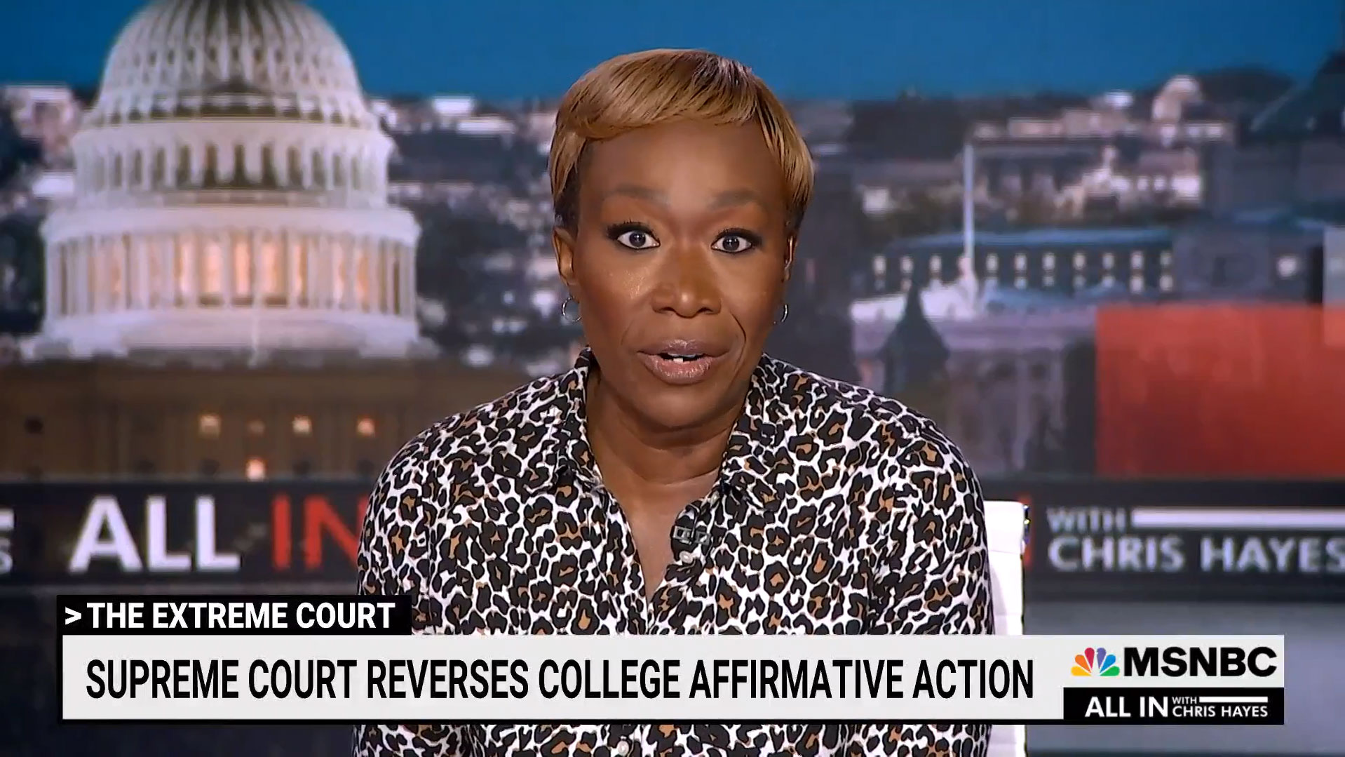 MSNBC anchor Joy Reid admits affirmative action got her into Harvard