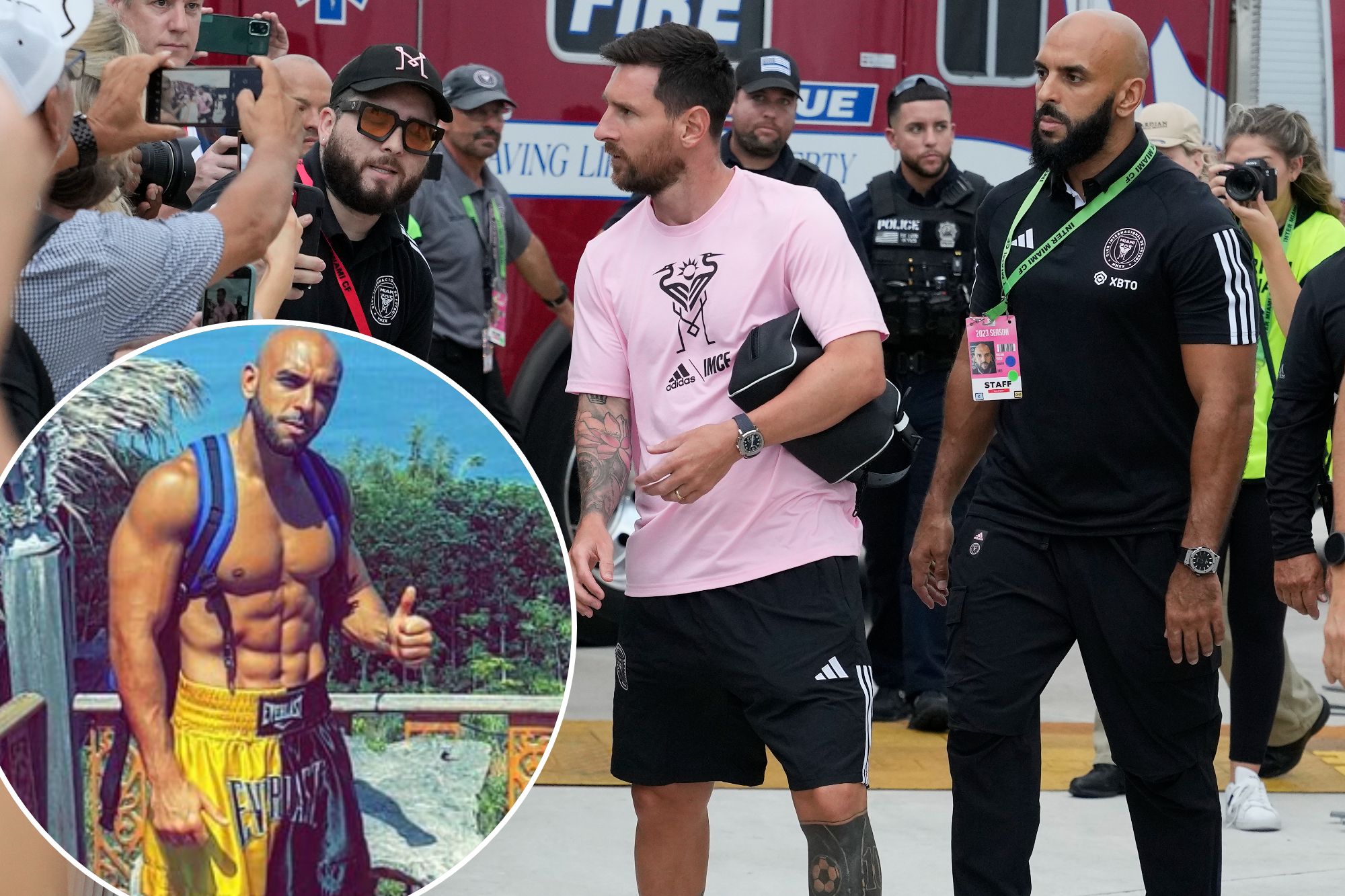 NY Post Lionel Messi’s personal bodyguard Yassine Chueko is a ripped