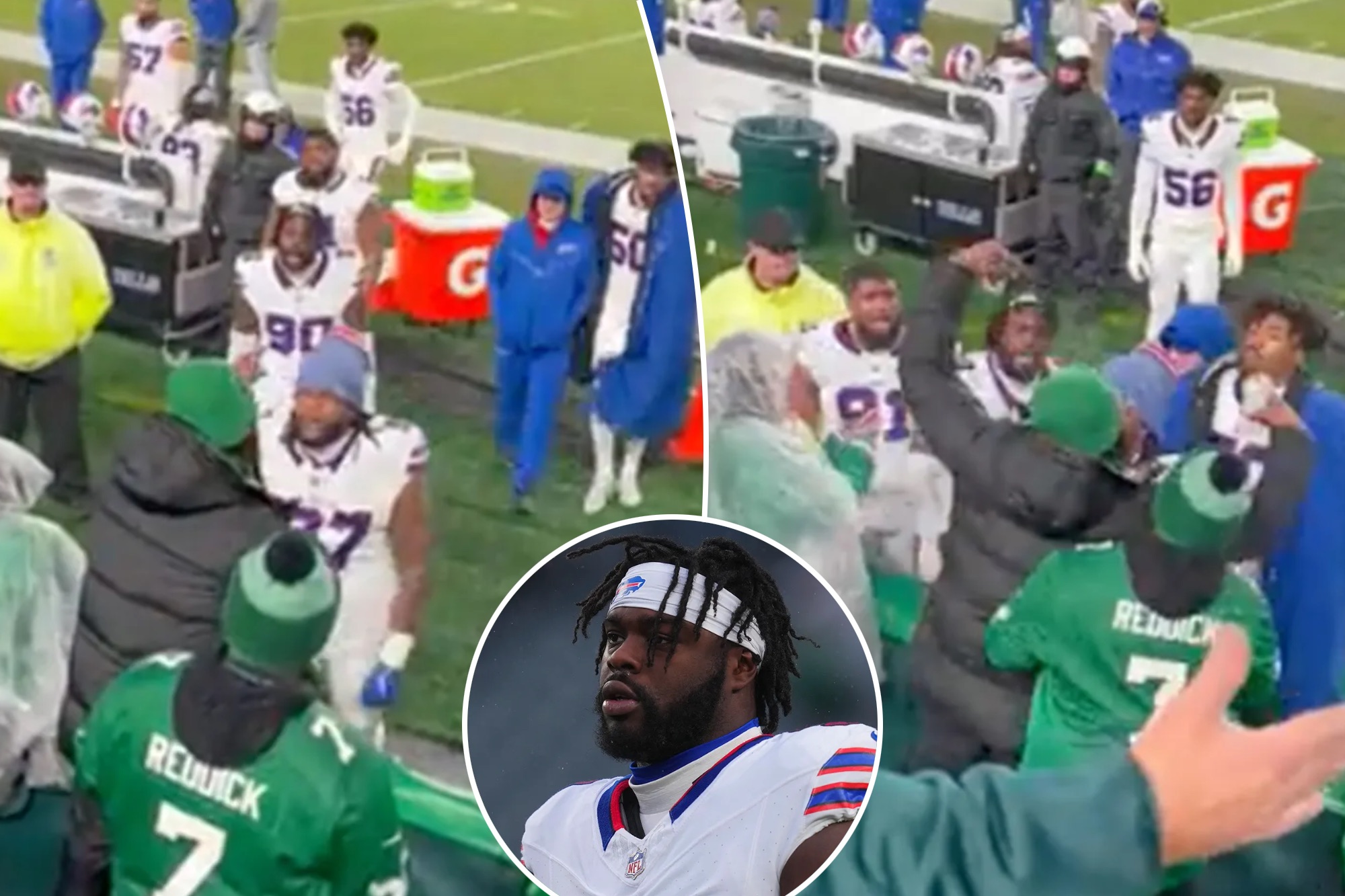 Bills' Shaq Lawson shoves Eagles fan during heated exchange Noti Group