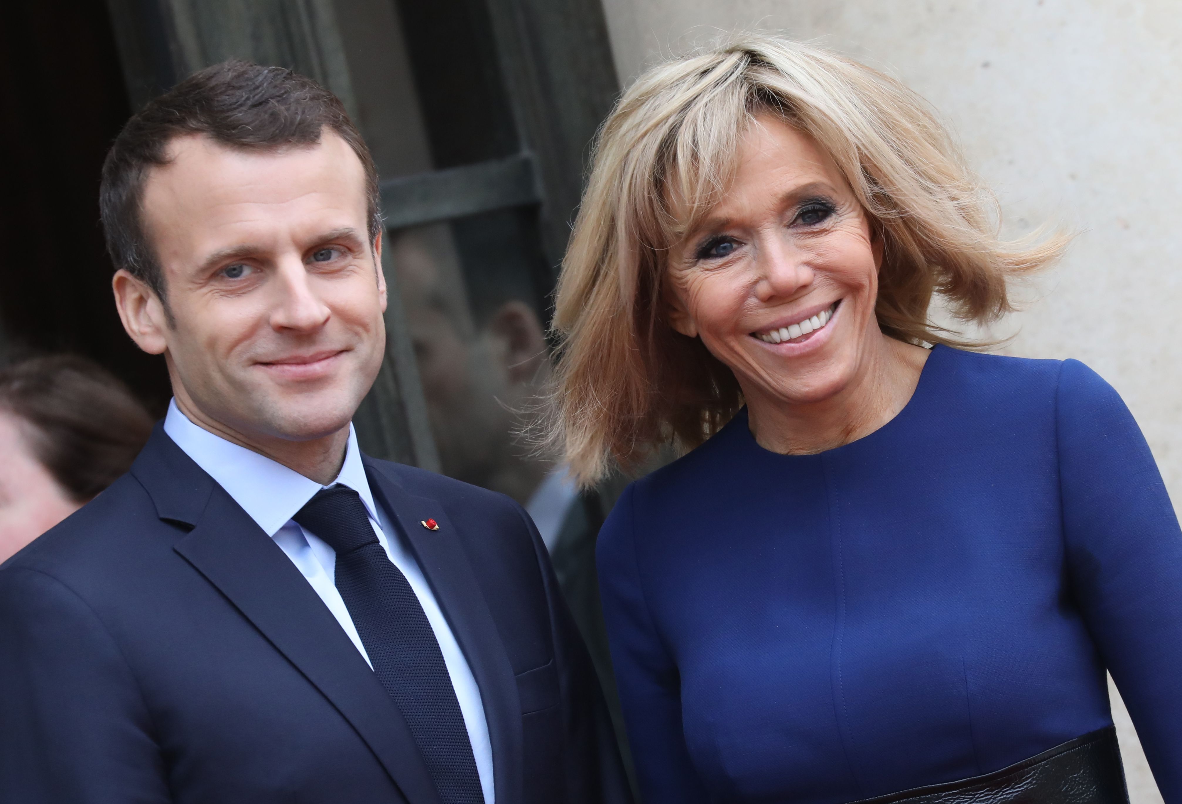 Brigitte Macron and Emmanuel Macron Elysee Palace Renovations In Paris