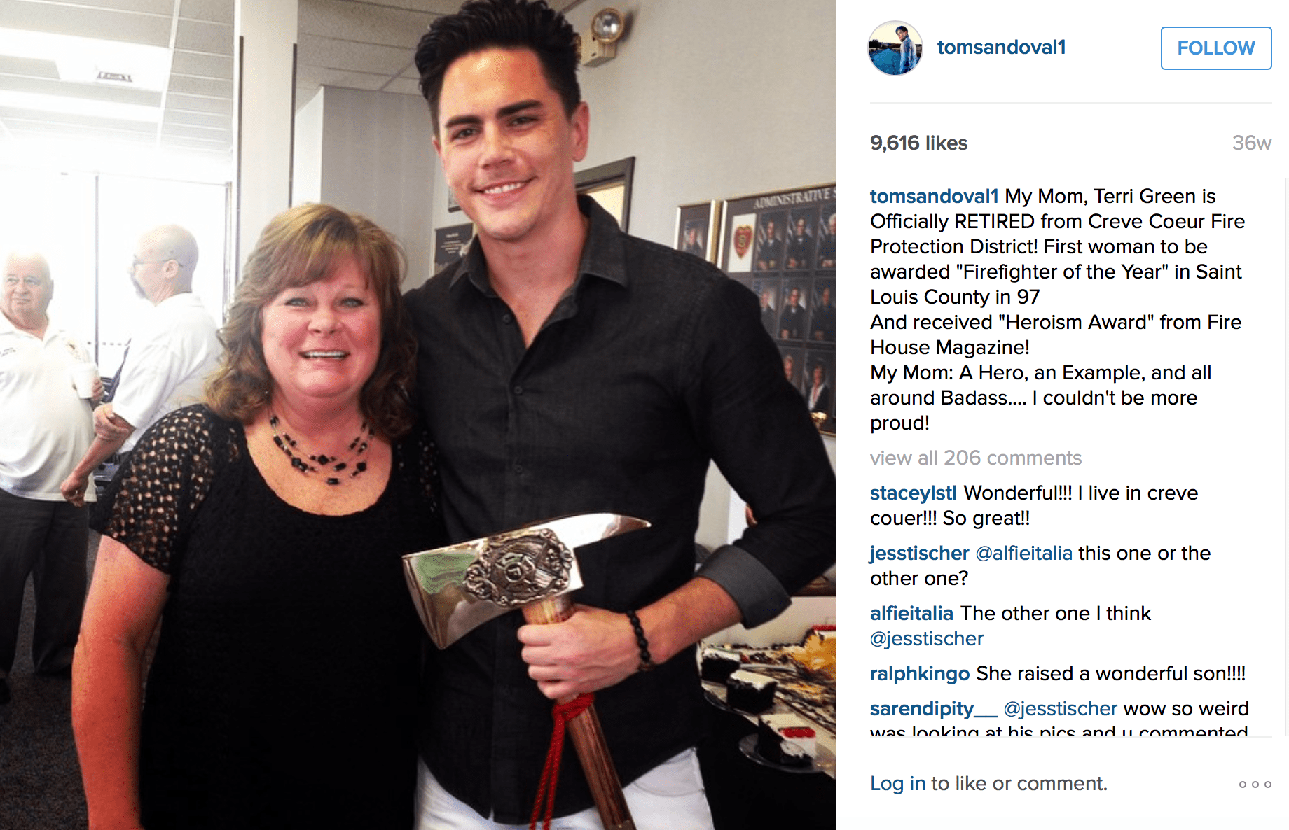 Who is Tom Sandoval's mom Terri Sandoval? Ok! Here's the Situation