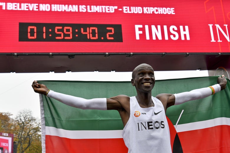 Eliud Kipchoge Pecah Rekod Dunia
