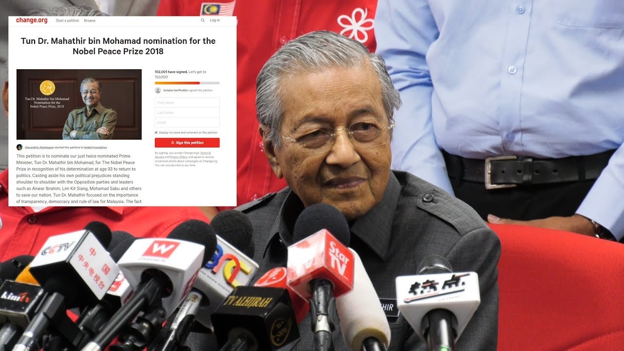Mahathir Nobel Prize