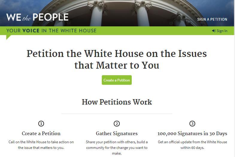We The People White House