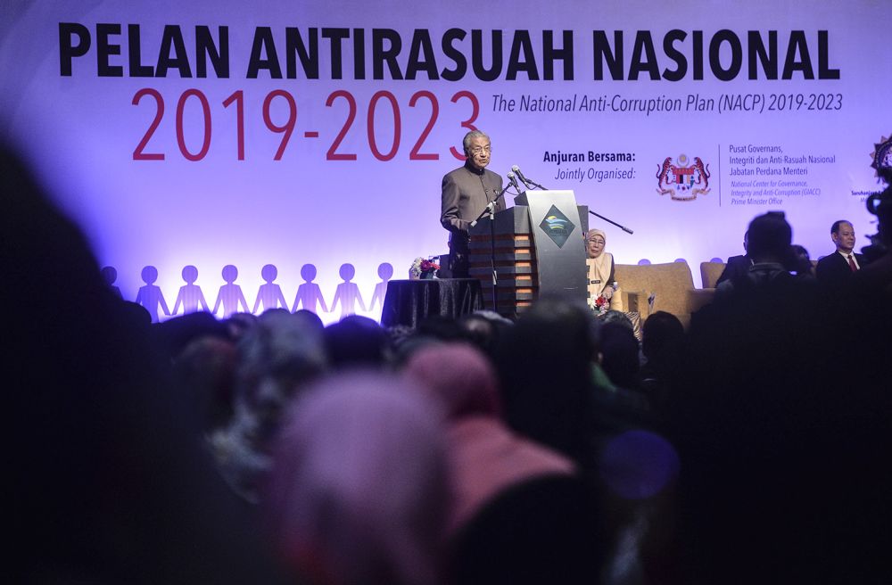 Anti Korupsi Rasuah Mahathir 2019