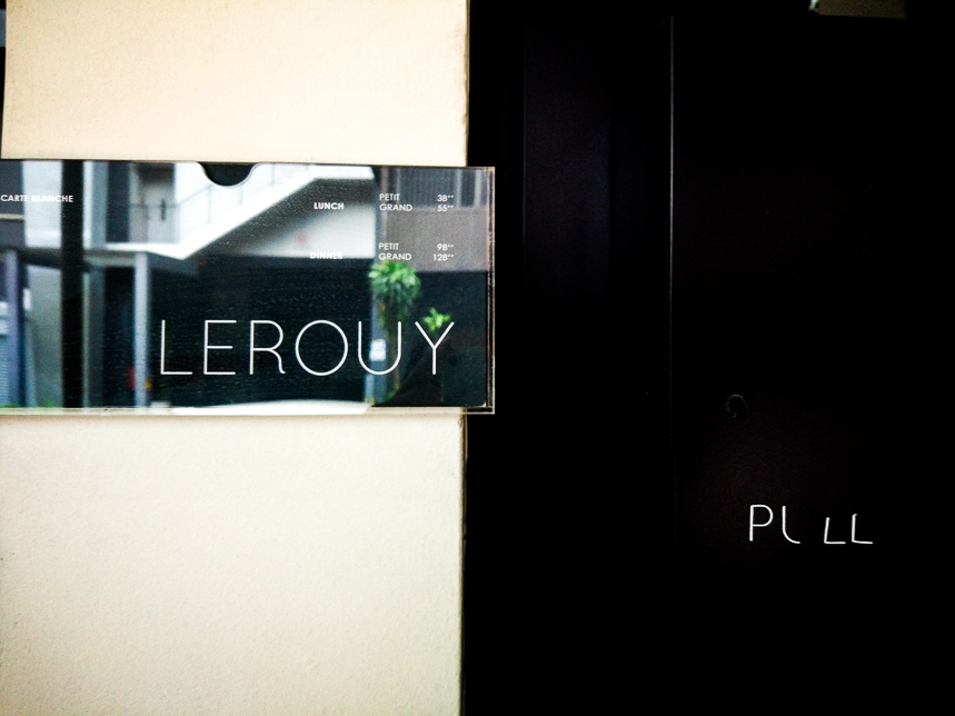 Restaurant Lerouy Menu