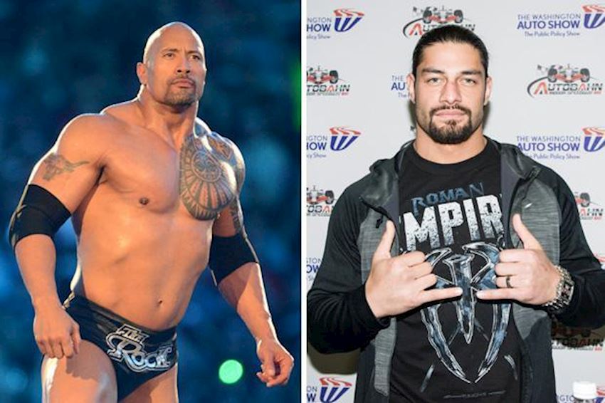 Dwayne Johnson Gives His Cousin Roman Reigns a Boost