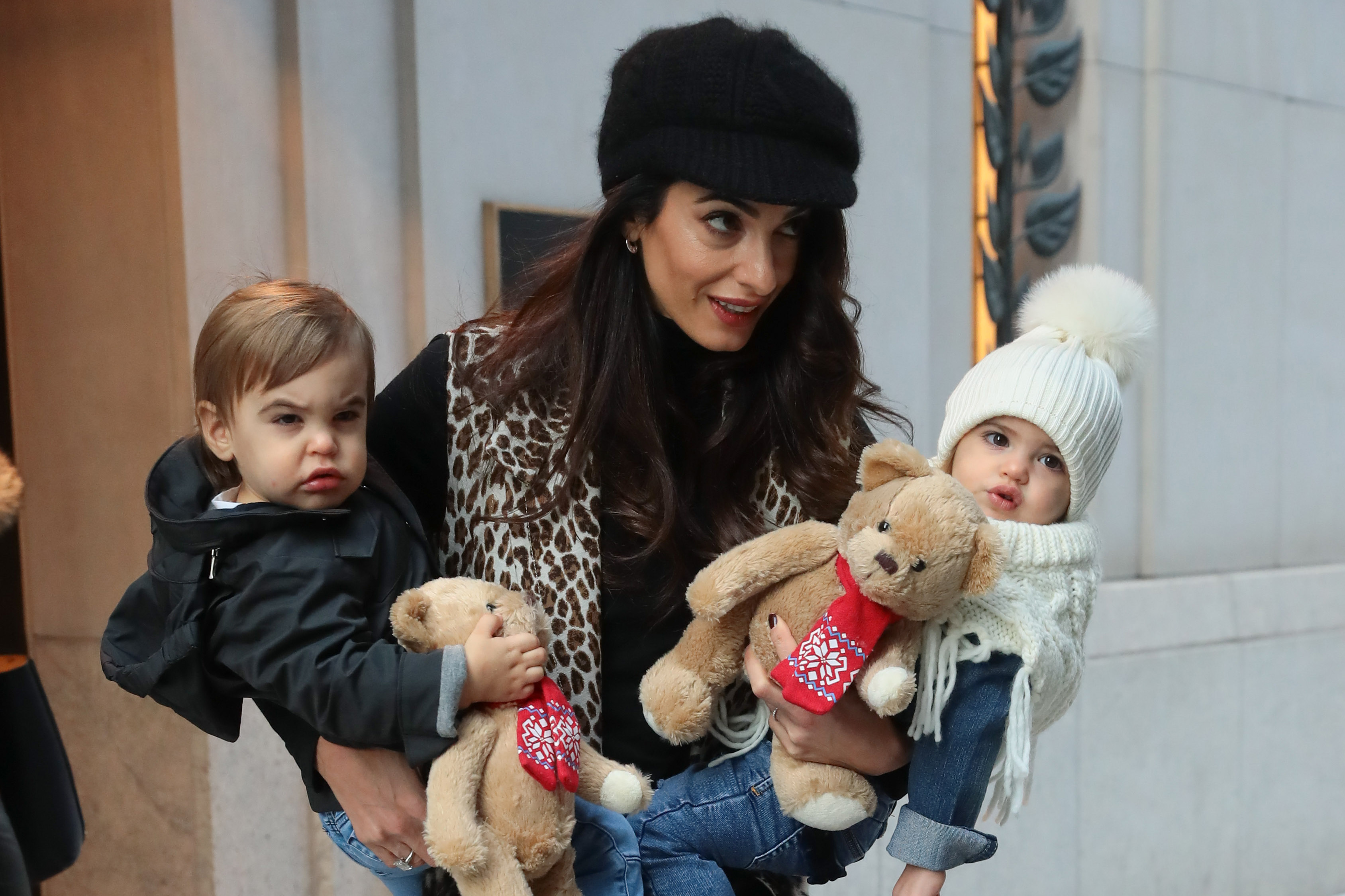 Amal and Clooney's twins are seriously stylish