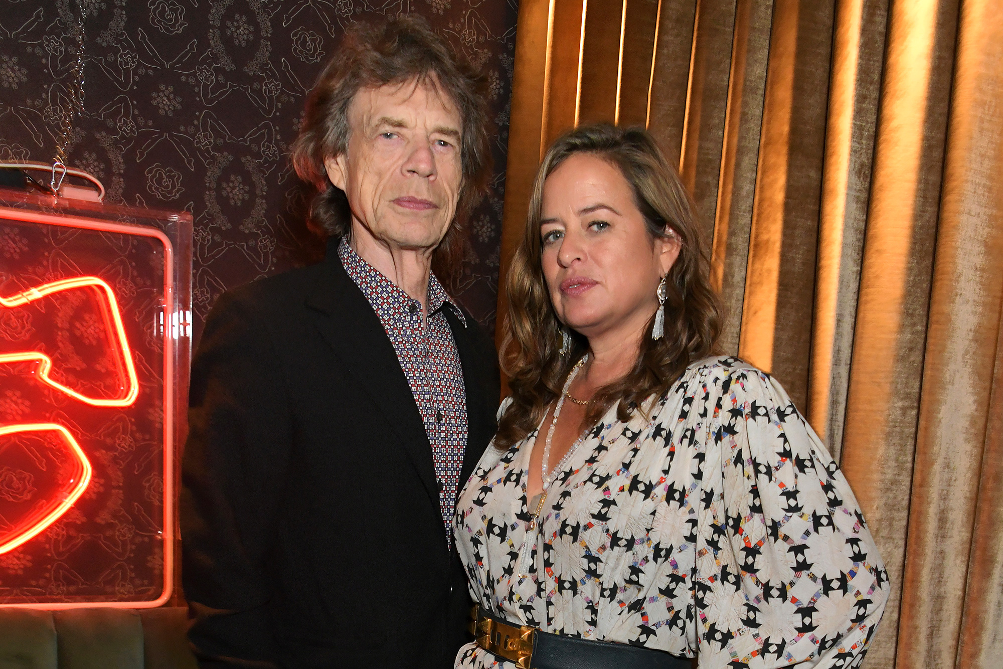 Mick Jagger supports daughter Jade's jewelry launch in London