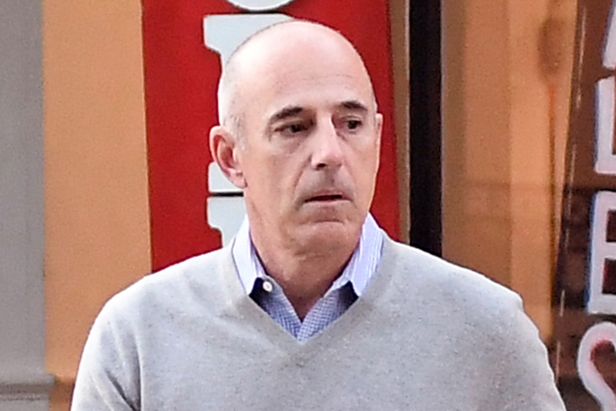 Matt Lauer spotted out and about in the Hamptons