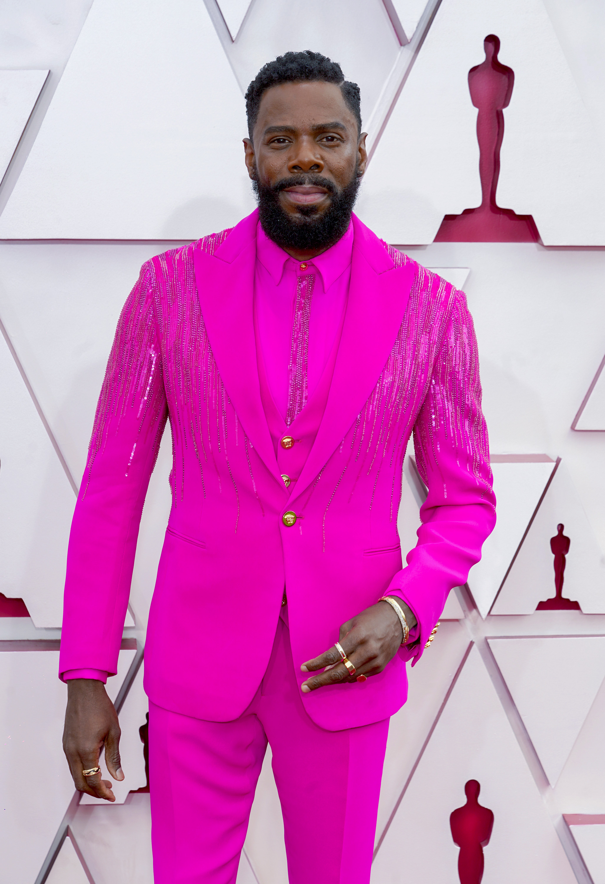 Colman Domingo's 2021 Oscars suit took 150 hours to embroider