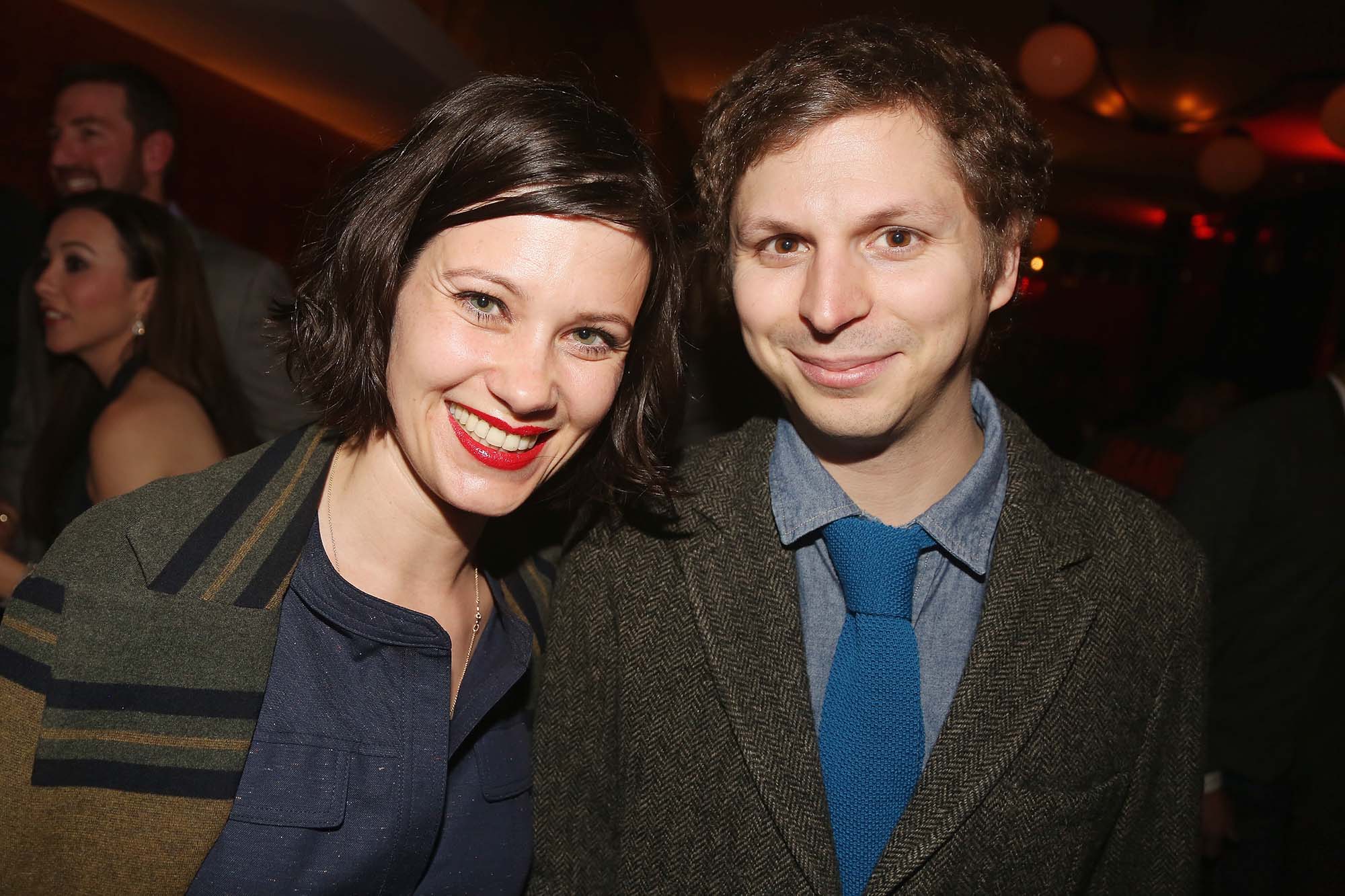 Michael Cera and his wife, Nadine, first child