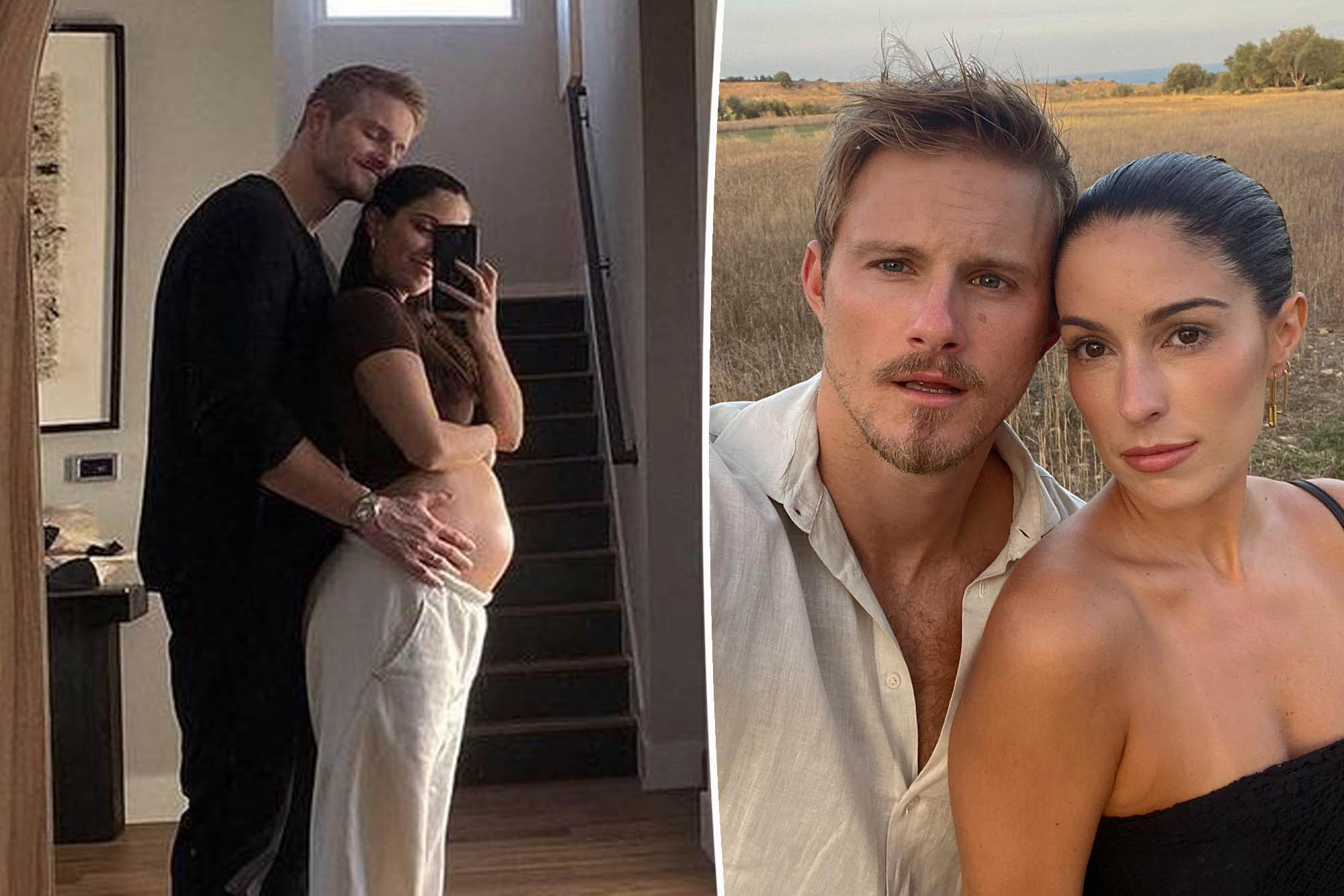 Alexander Ludwig and wife Lauren are expecting a baby after three