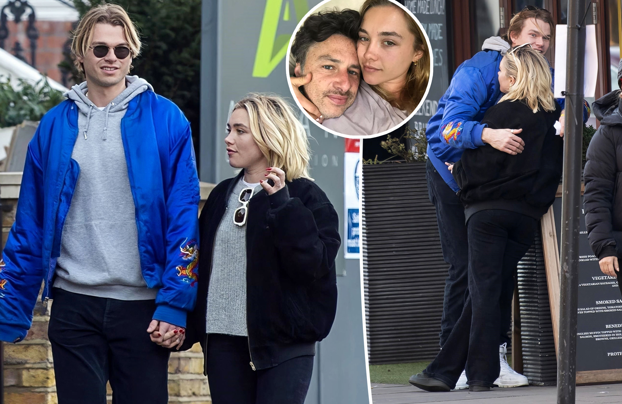 Zach Braff has dinner with ex Florence Pugh's parents, grandma