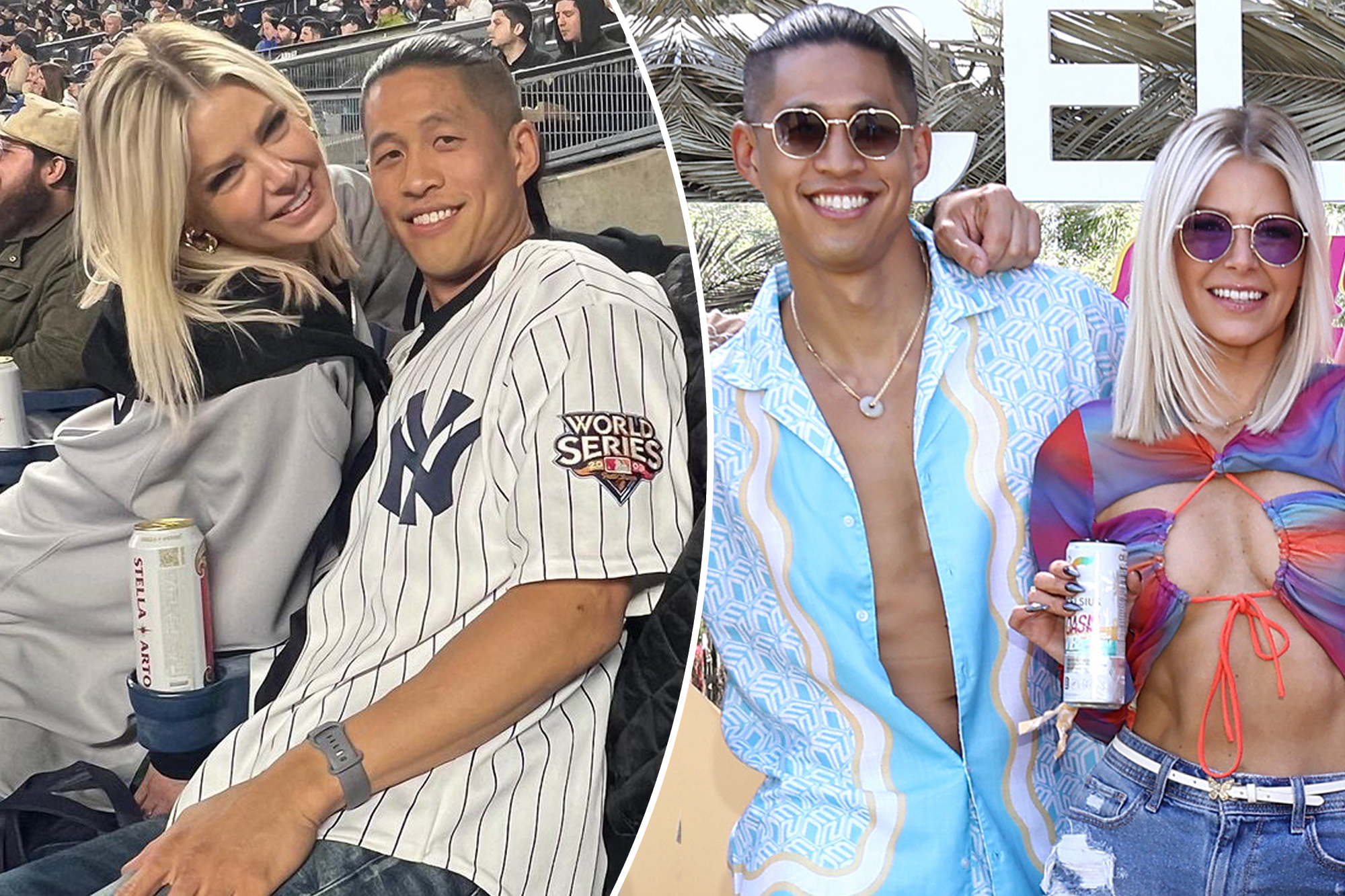 Ariana Madix cuddles up to Daniel Wai at Yankees game after Coachel...