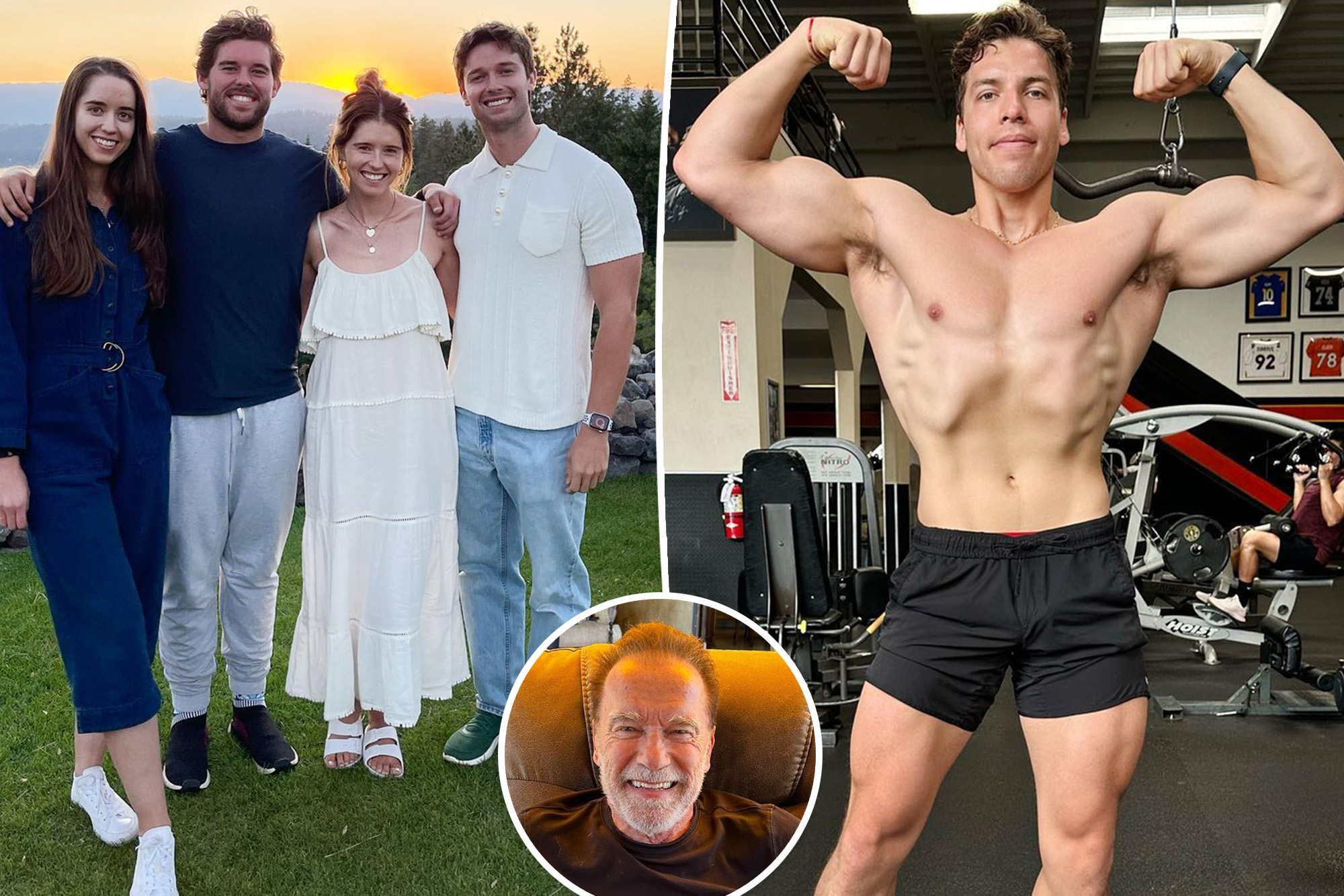 Arnold Schwarzenegger's son Christopher shows off weight loss