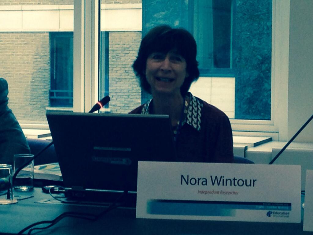 unite4education on Twitter "Nora Wintour thanks EI HQ & reg office